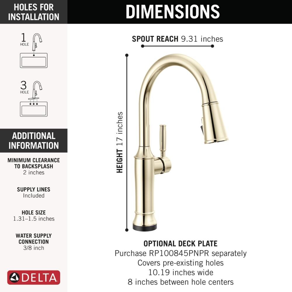 Delta 9184TL-PN-PR-DST Kitchen-Faucets - View #7