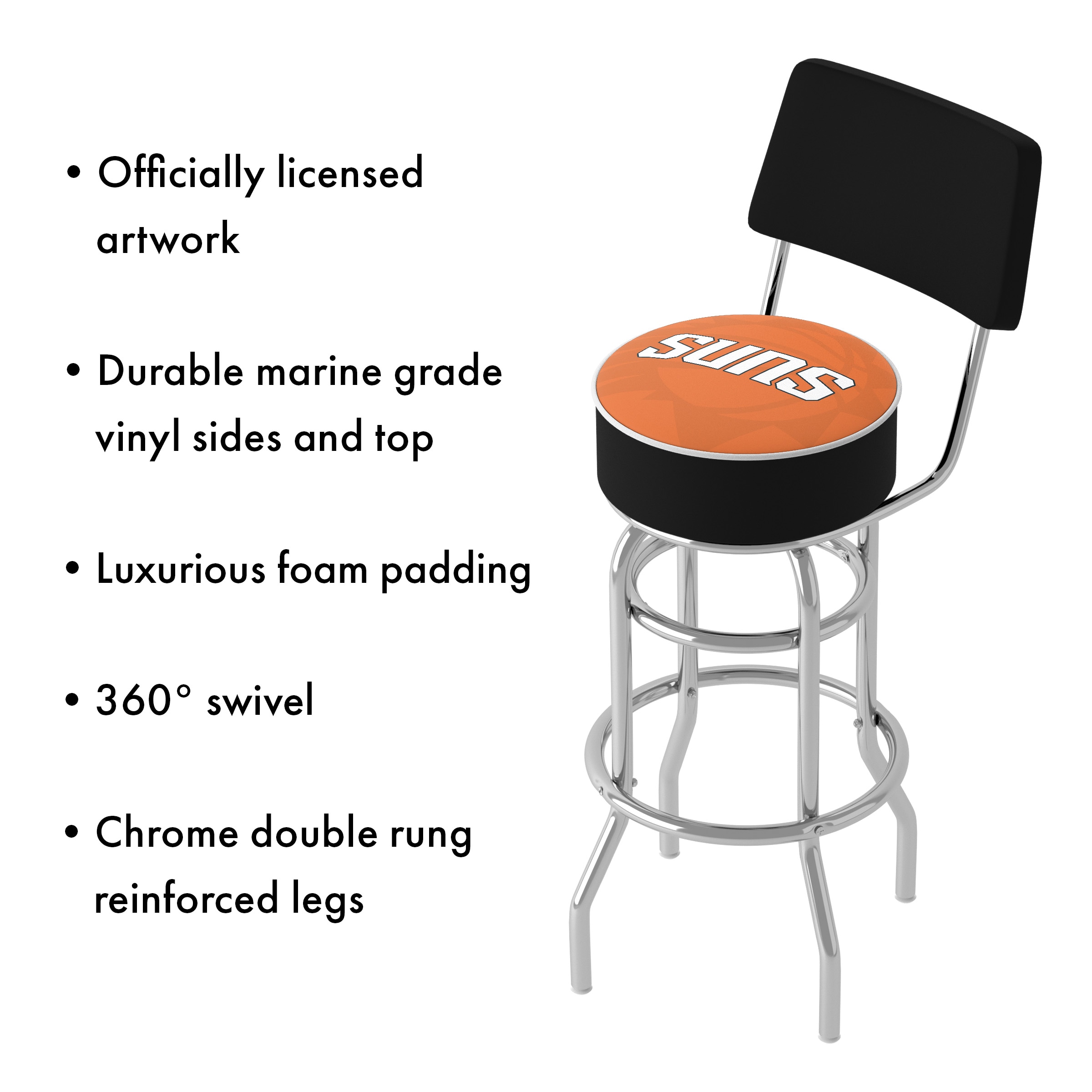 Trademark Gameroom NBA1100-PS2-TWN stools - View #3