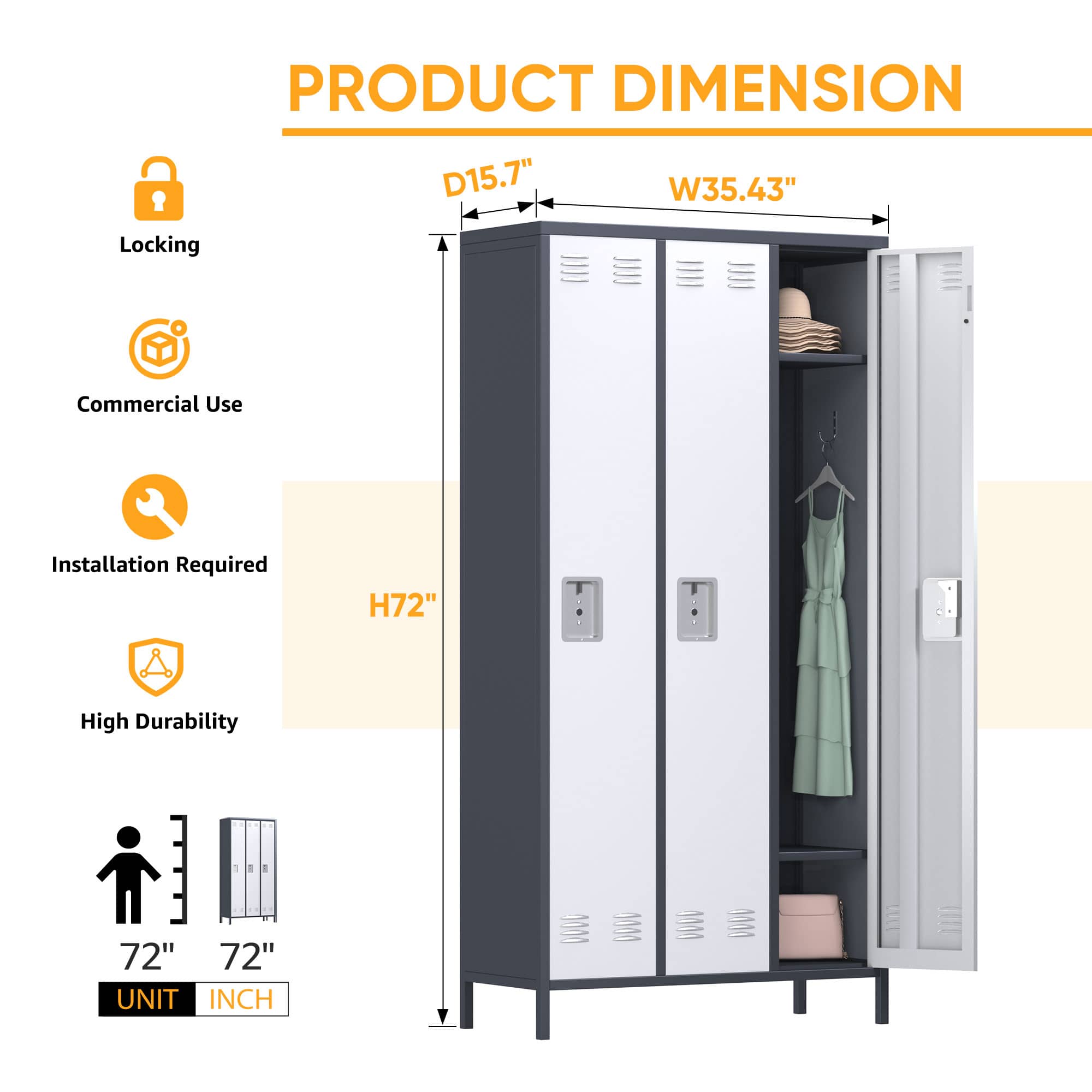 AOBABO 327049 Utility-Storage-Cabinets - View #2