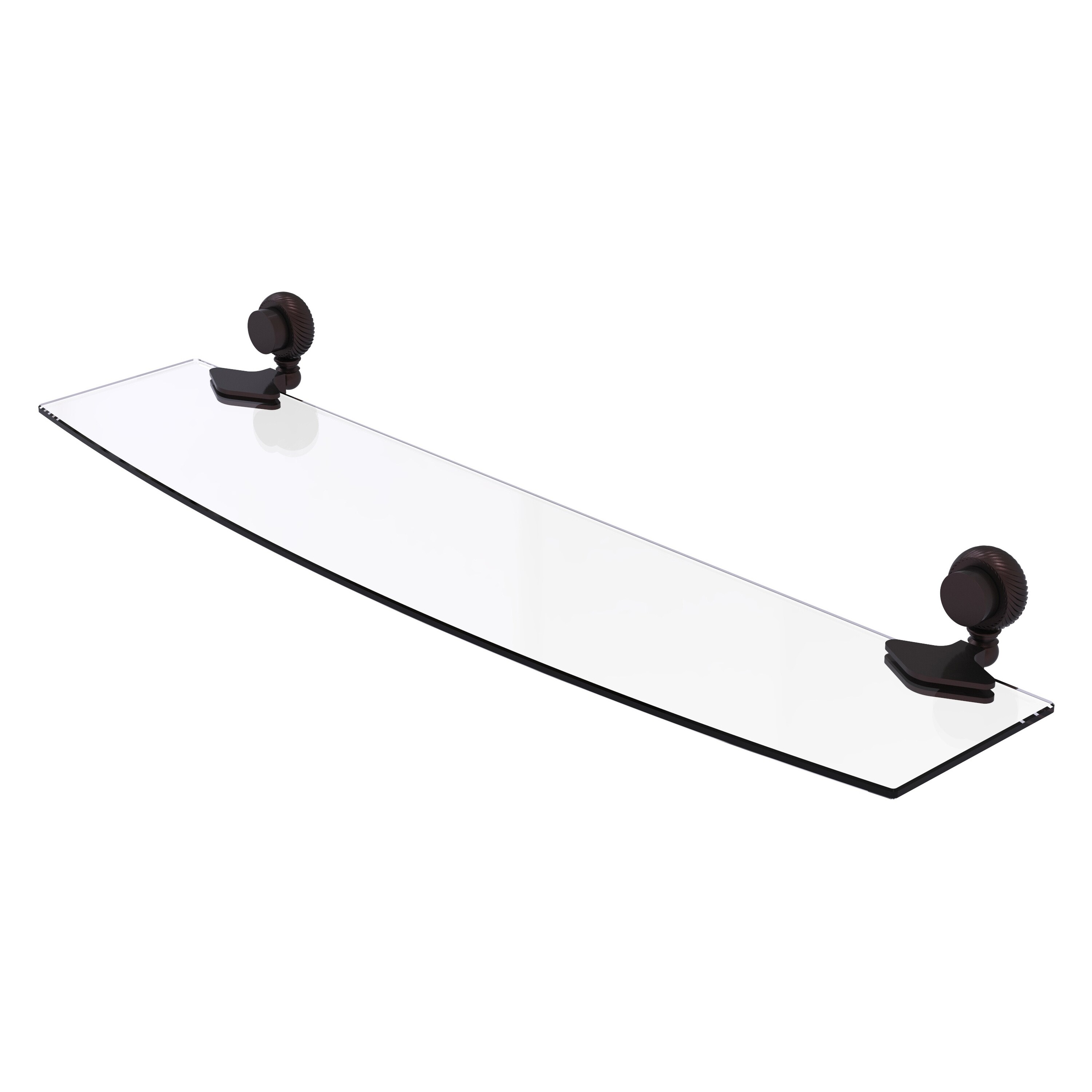 Allied Brass 433T/24-ABZ Venus Antique Bronze Wall mount Bathroom Shelf ( 24-in x 2-in x 5-in )
