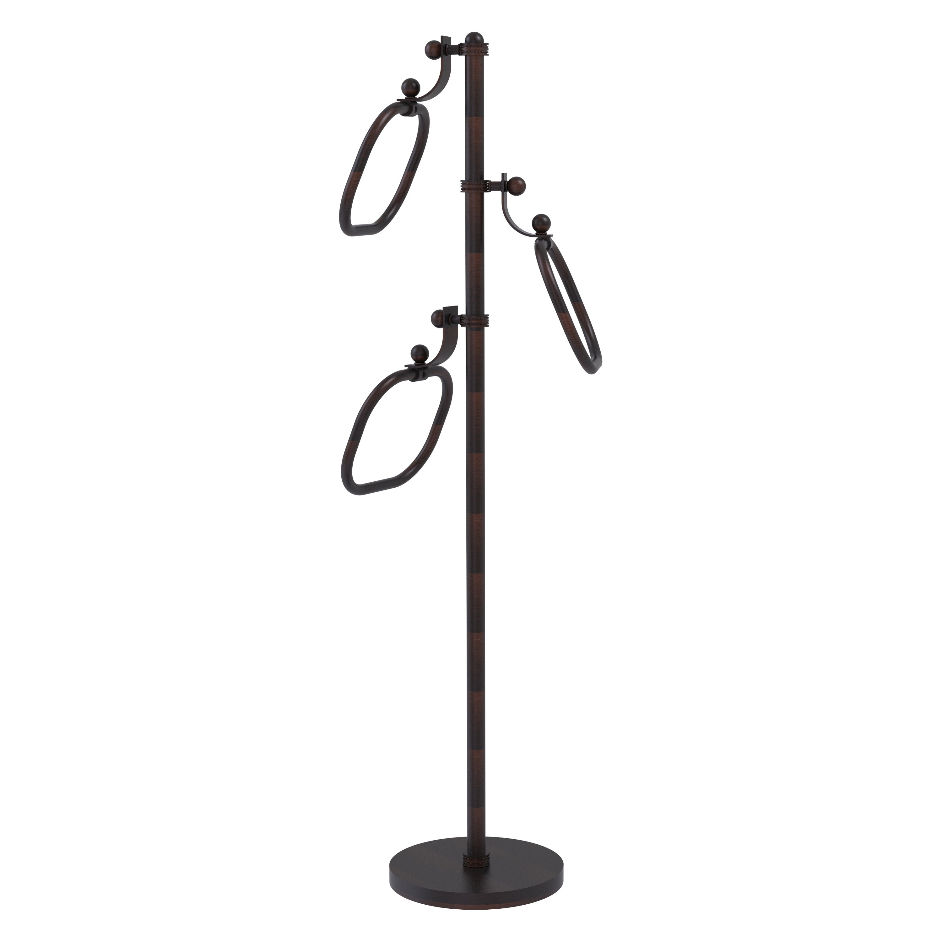 Allied Brass TS-83D-VB Venetian Bronze Freestanding floor Single Towel Ring