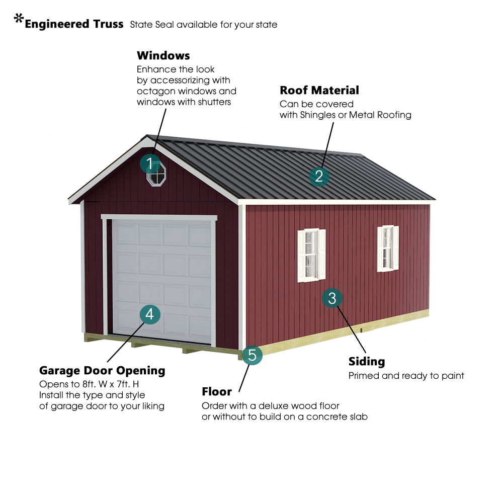 Best Barns SIERRA1220 Wood-Storage-Buildings - View #6
