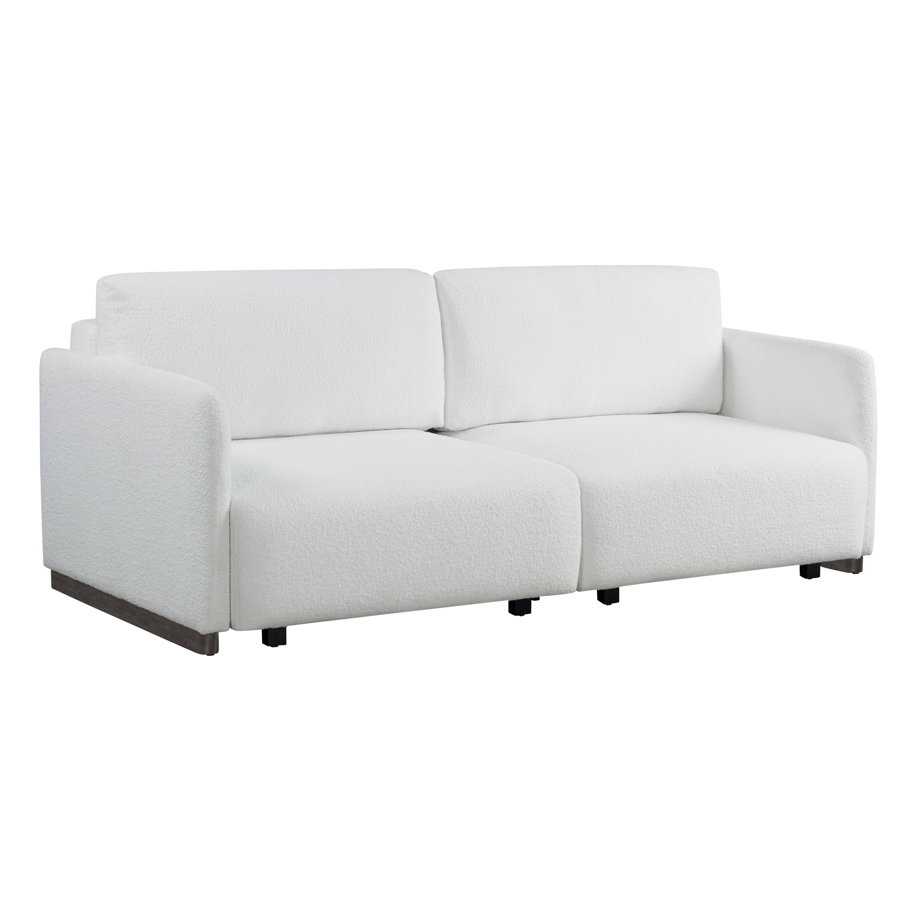 Serta White Contemporary/Modern Polyester Queen Sofa bed #113A058WHI