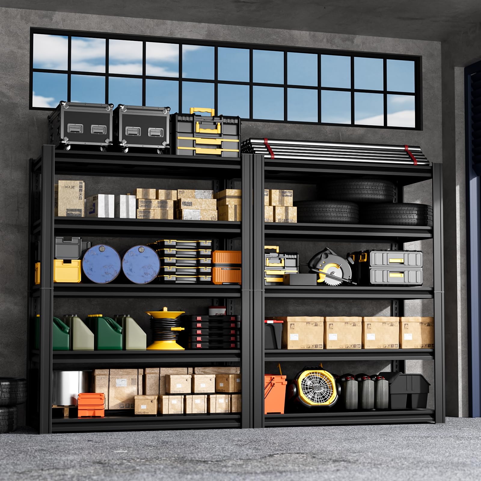 KIWDZFU LKI0705B112 Free-Standing-Shelving - View #6