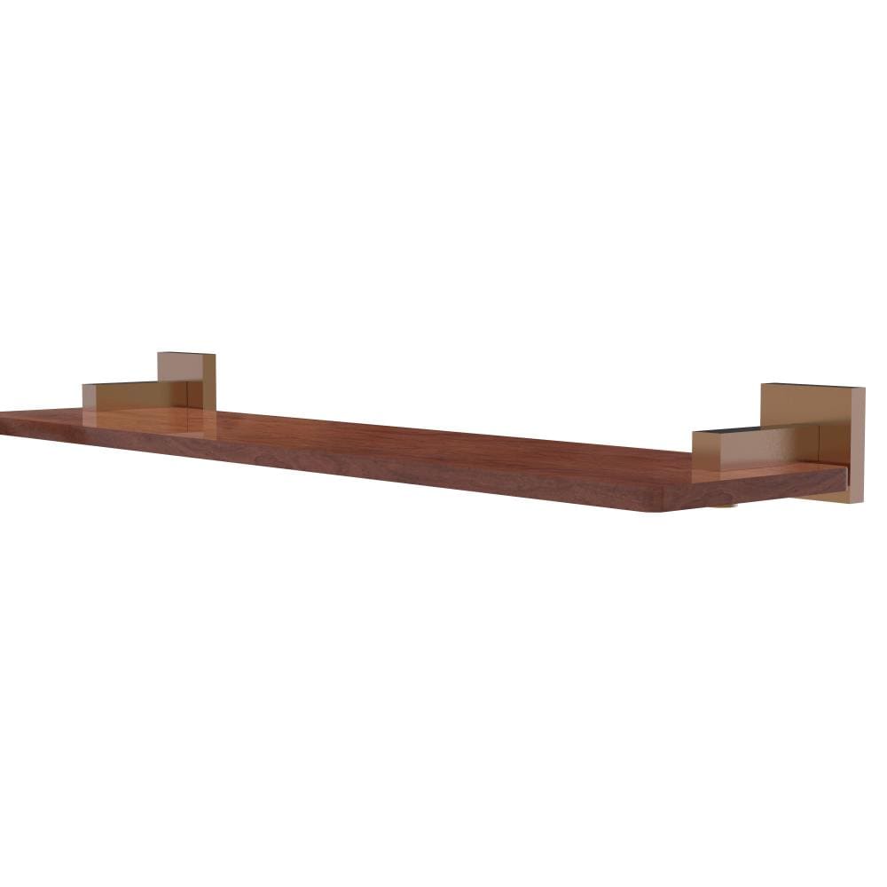 Allied Brass MT-1-22-IRW-BBR Montero Brushed Bronze Wall mount Bathroom Shelf ( 22-in x 2.5-in x 5-in )