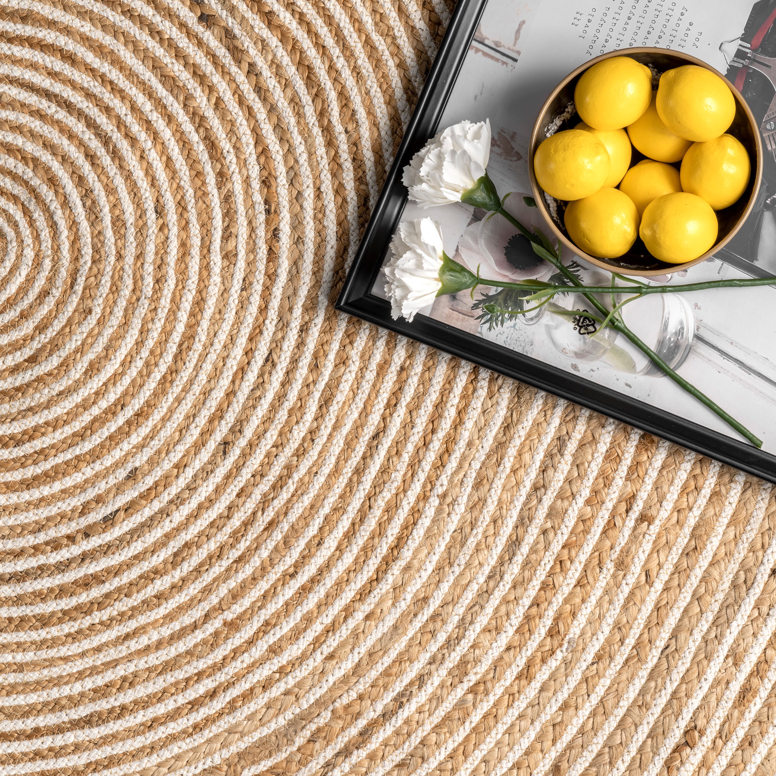 Solid Woven Doormat - Natural