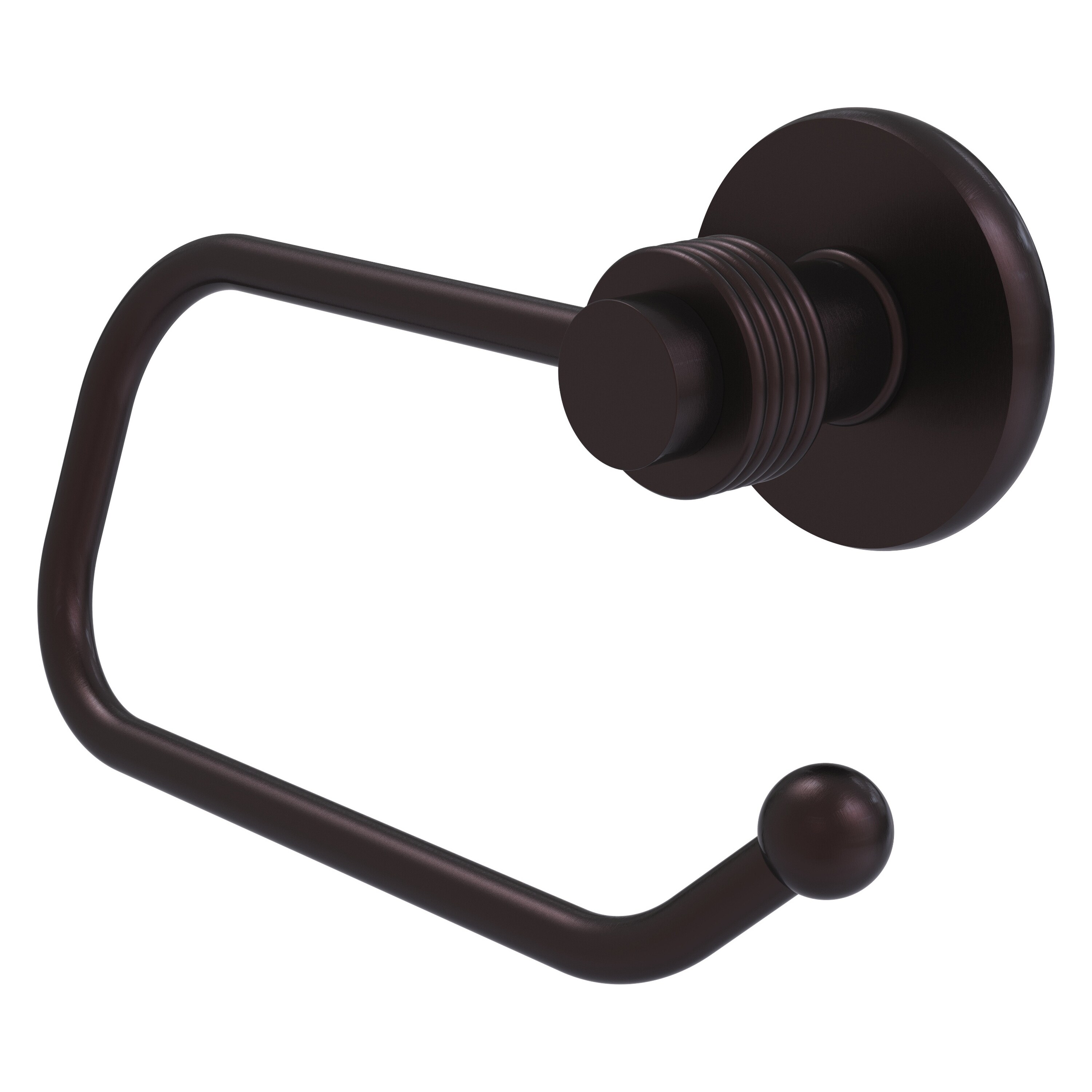 Allied Brass 924EG-ABZ Mercury Antique Bronze Wall mount Single post Toilet Paper Holder 1 -Rolls
