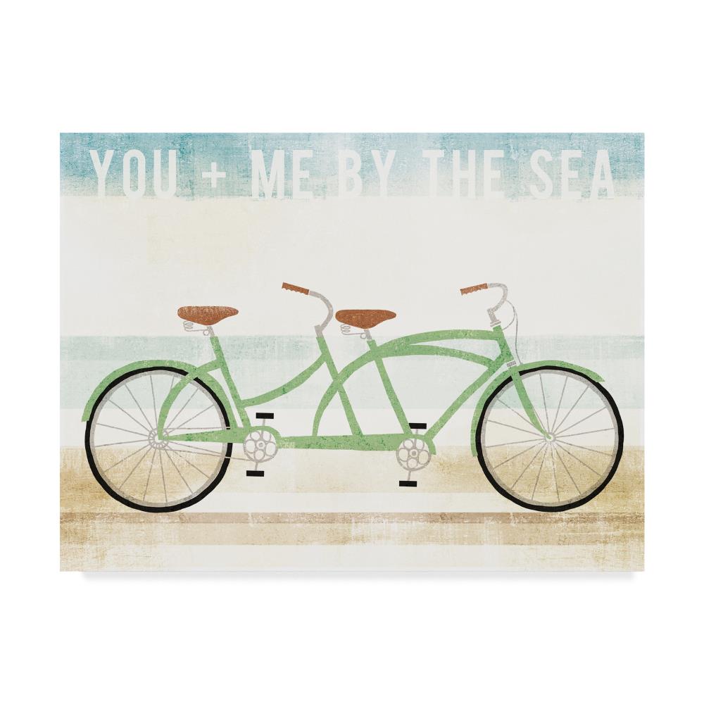 Trademark Fine Art WAP08596-C3547GG Framed 35-Inches H x 47-Inches W Coastal Canvas Print