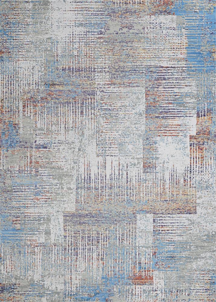 Couristan 34230243027076U VIBRATA 2 x 7 (ft) Loomed Polyester Multi-Pastels Rectangular Indoor Geometric Runner rug