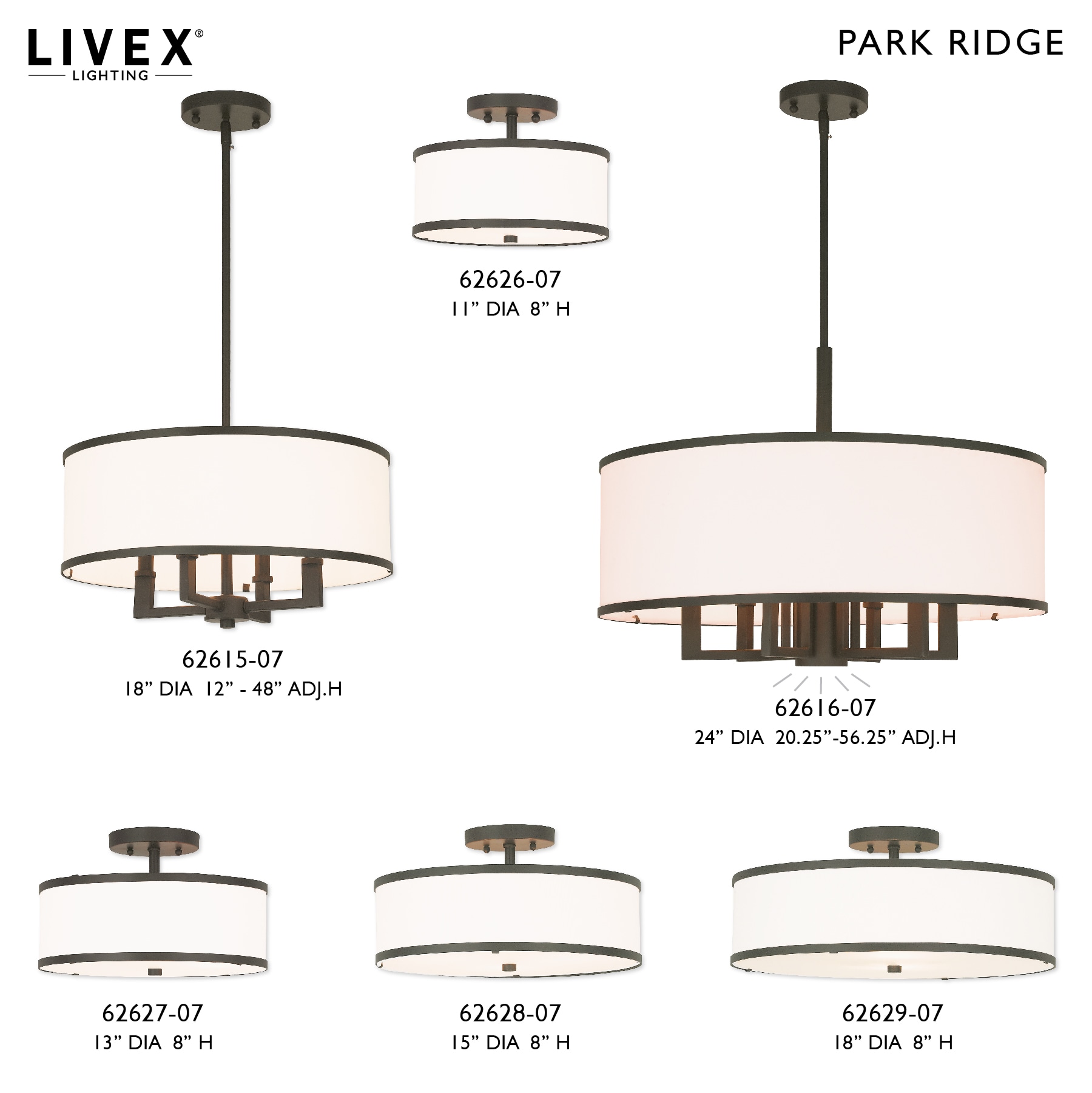 Livex Lighting 62626-07 flushmounts - View #5