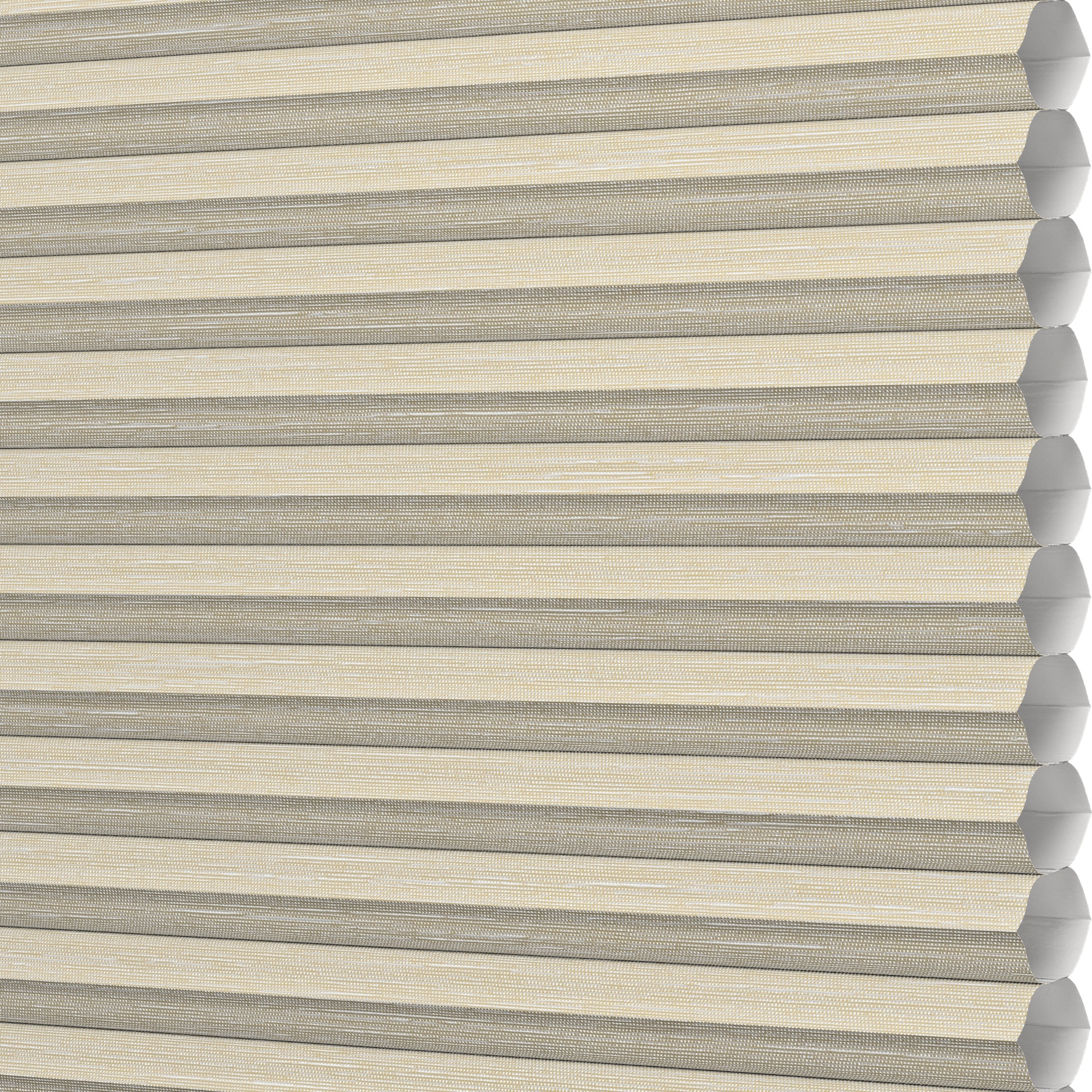LEVOLOR 2051980 Heathered Sand Room darkening Polycotton 9/16-in Single Cellular shade swatch