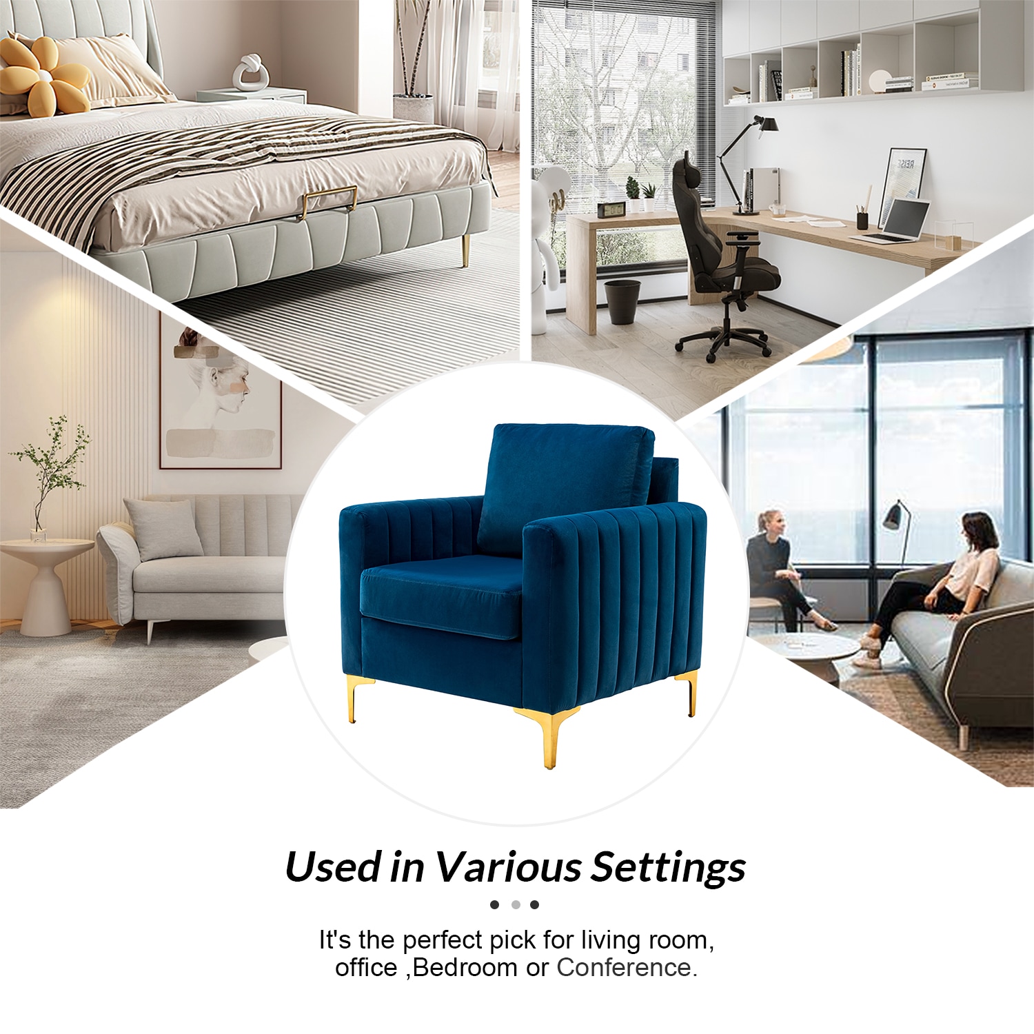 14 Karat Home CHHQ0468-NAVY chairs - View #7