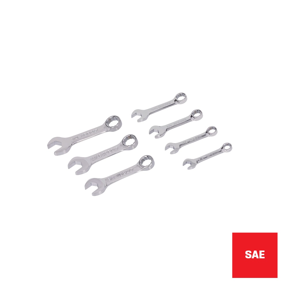 Kobalt 53161 7 -Piece Set 12-point Standard (SAE) Standard Combination Wrench Includes Hard Case