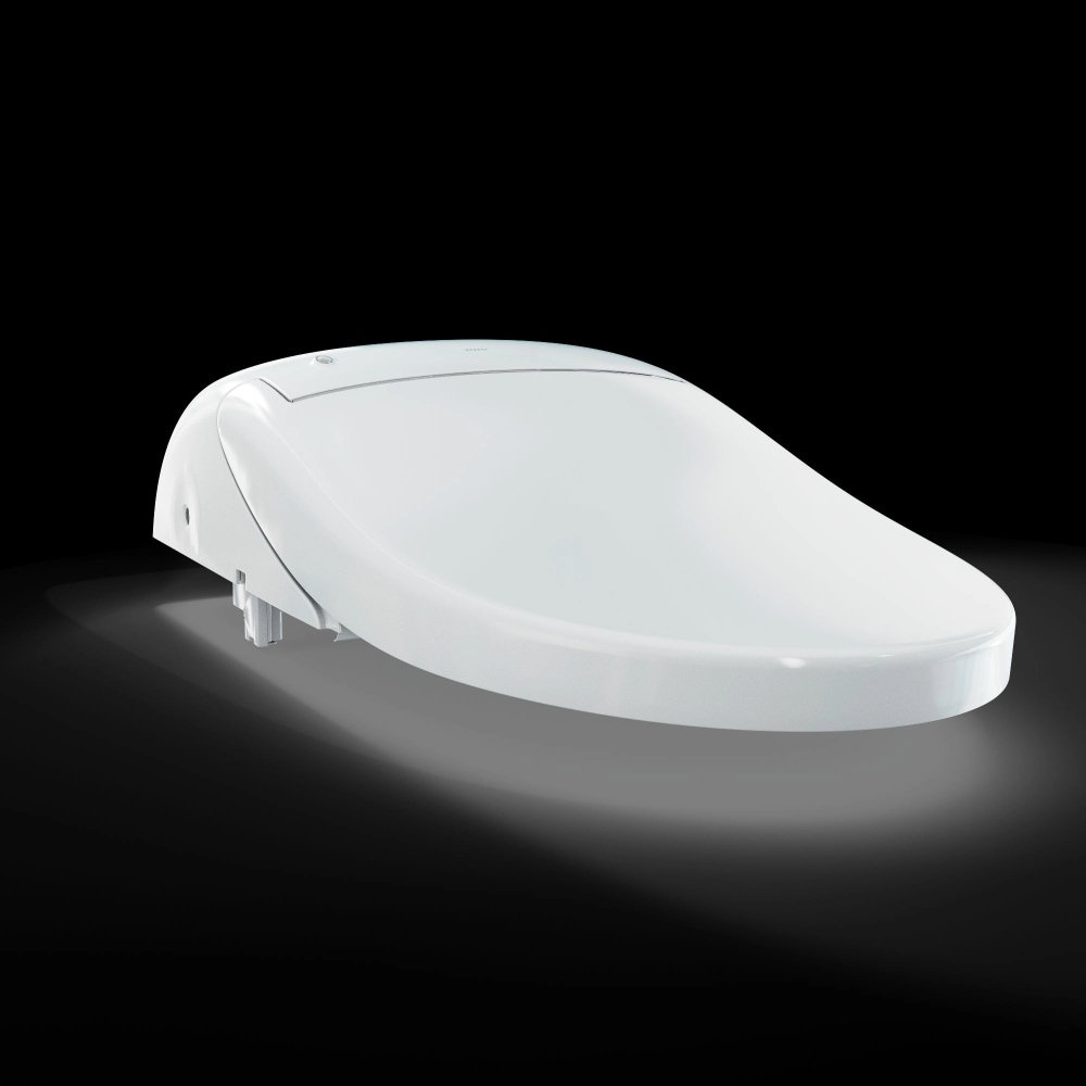 TOTO SN7631M-01 WASHLET Plastic Cotton White Elongated Soft Close Heated Bidet Toilet Seat