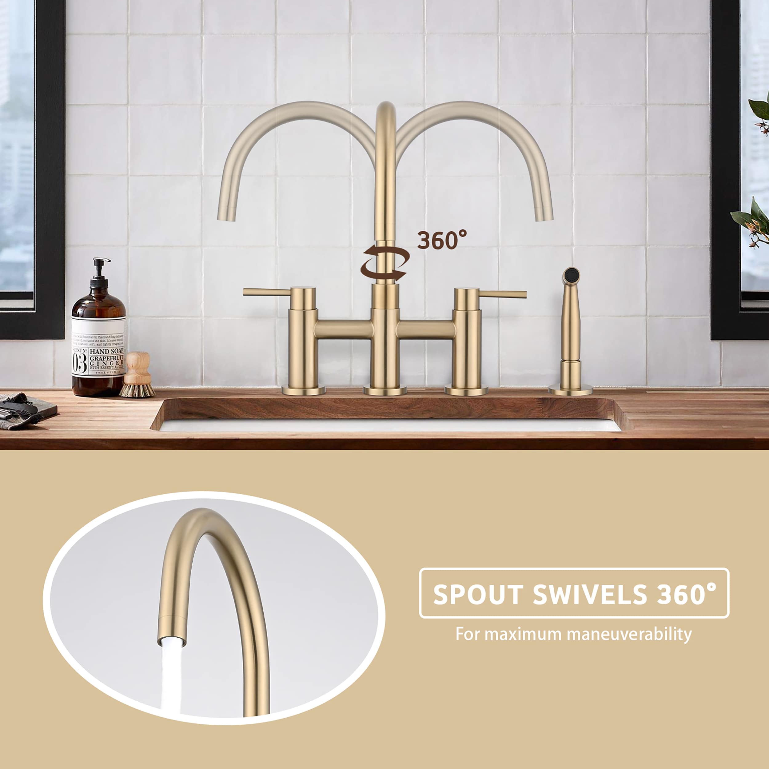 CASAINC CASA02GP17CH Kitchen-Faucets - View #10