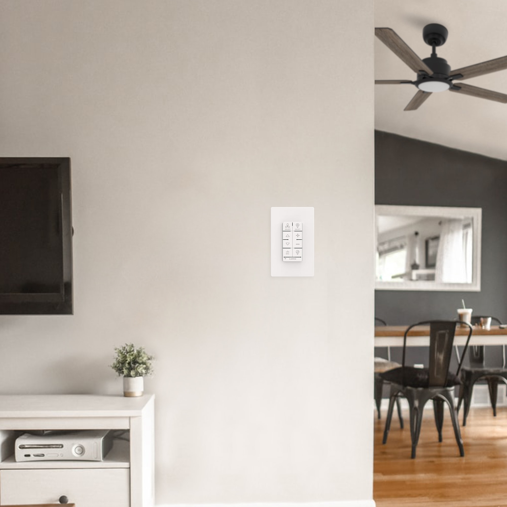 CARRO USA LPN-04F02D-WH01 Ceiling-Fan-Mtg-Hdwr - View #2