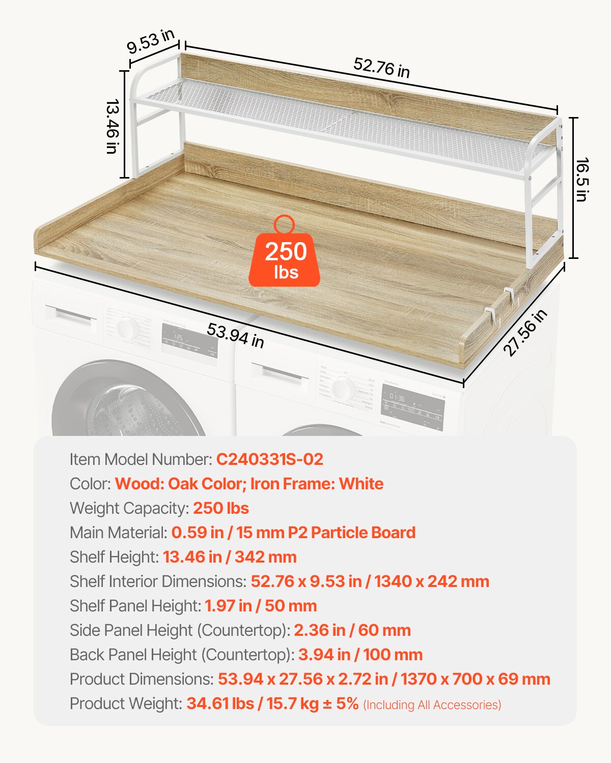 VEVOR SCXYTM54INCH13266V0 In-Stock-Lam-Countertops - View #7