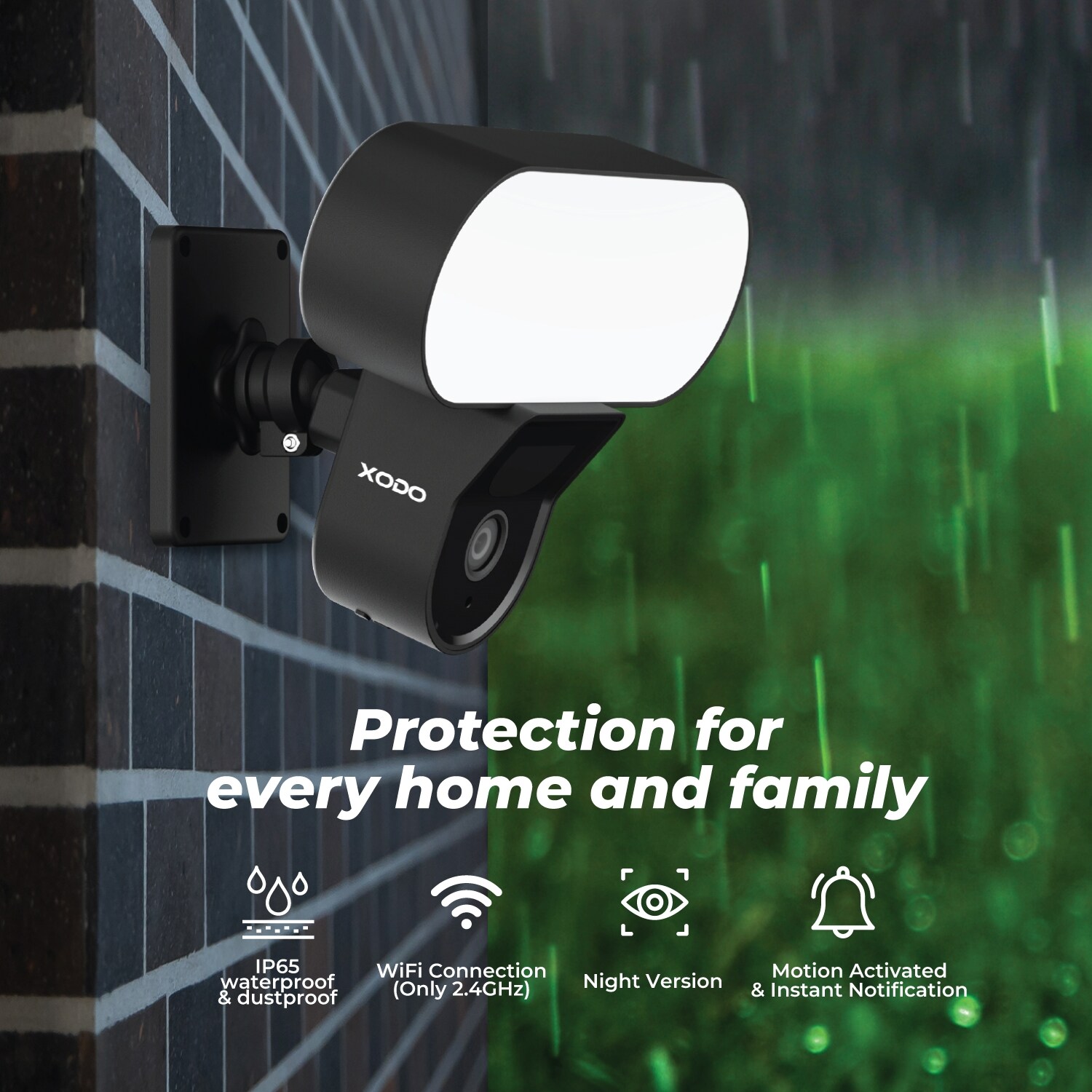 Contixo E9 Motion-Activated-Floodlights - View #3