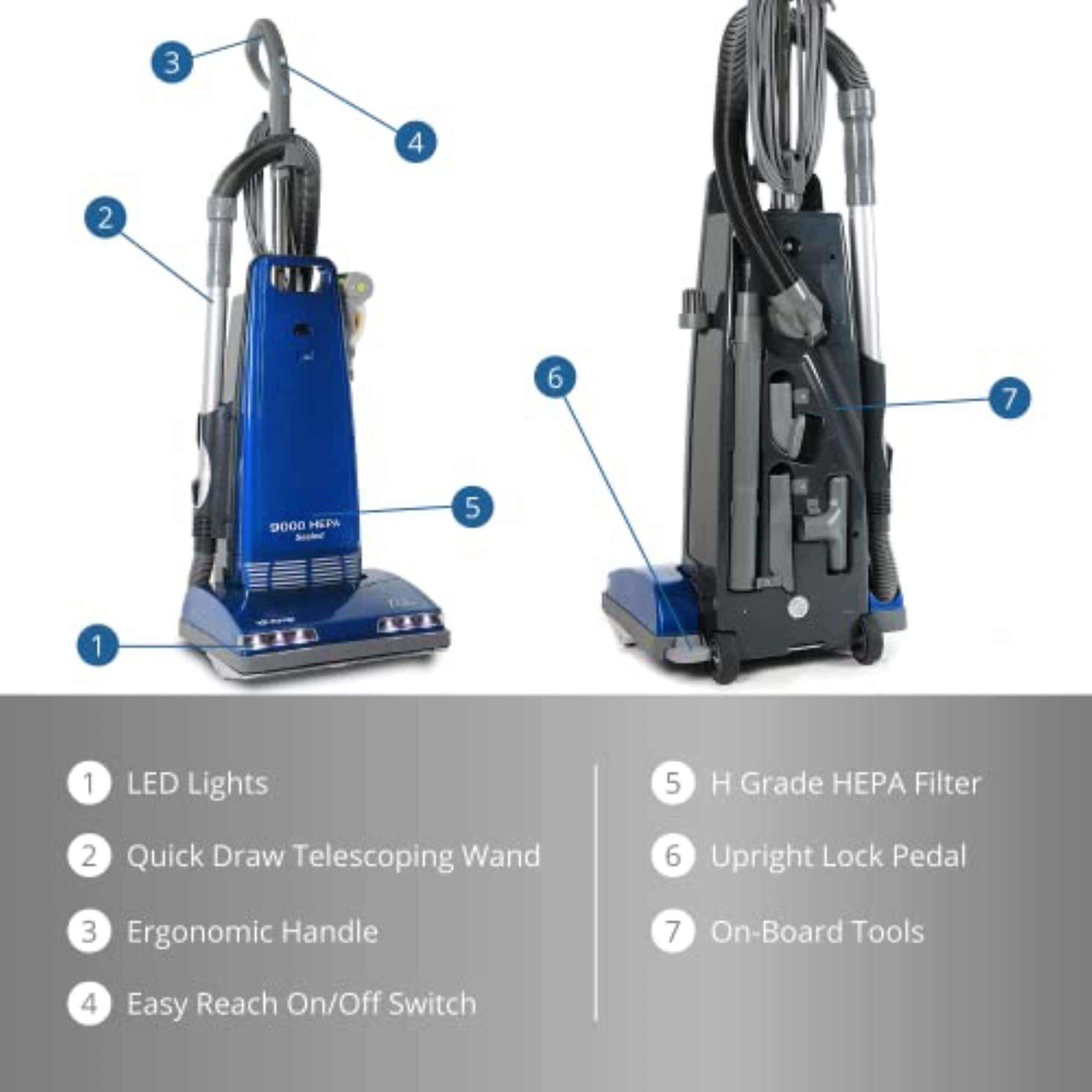 Prolux 9000 Corded Pet Upright Vacuum with HEPA Filter PROLUX_9000 Sansujyuku sansujyuku.com