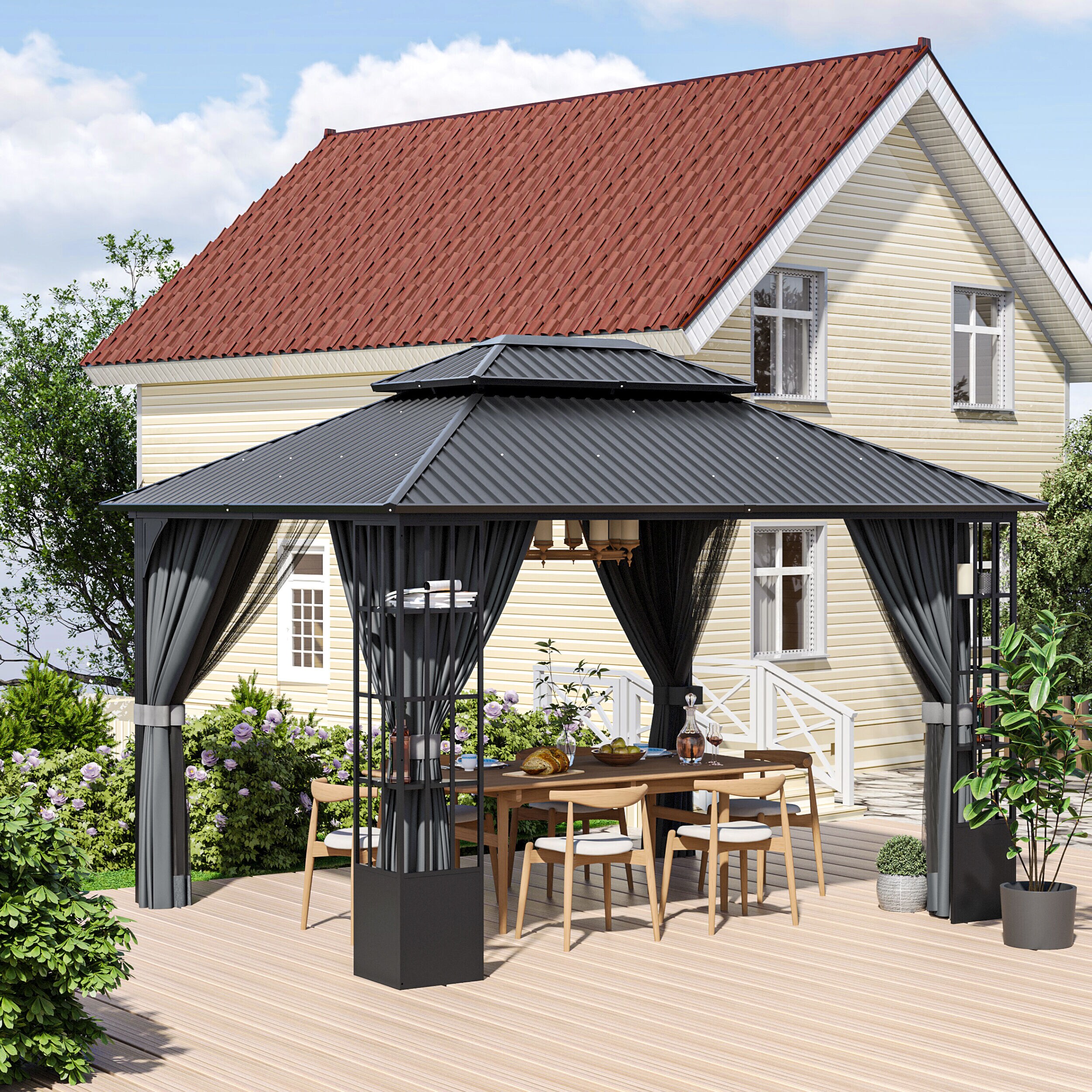  CP-ZPPFST-1012-H-WL2 Wood-Resin-Gazebos - View #6