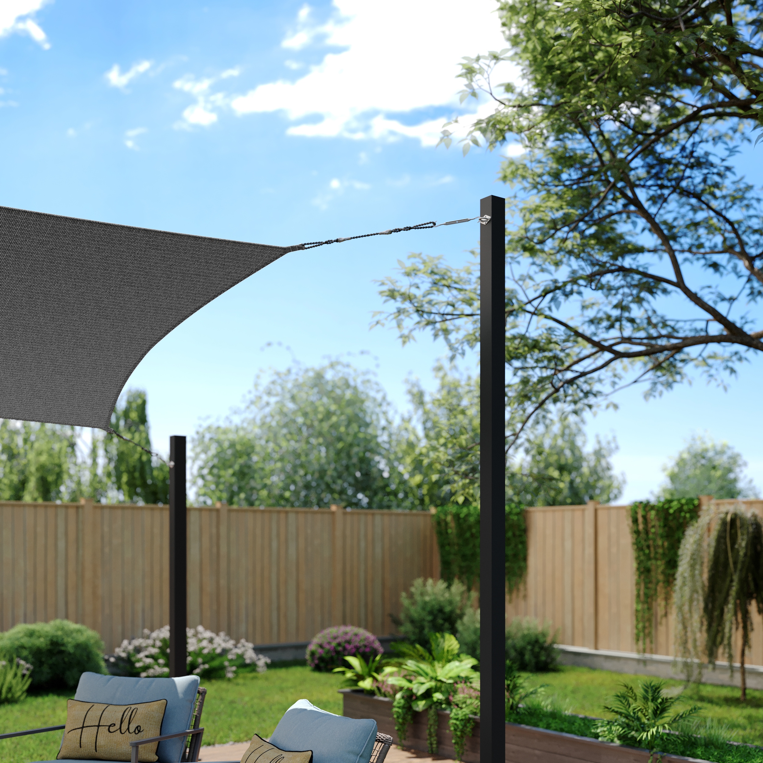 Coolaroo 500863 Shade-Sail-Fabric-Access - View #2