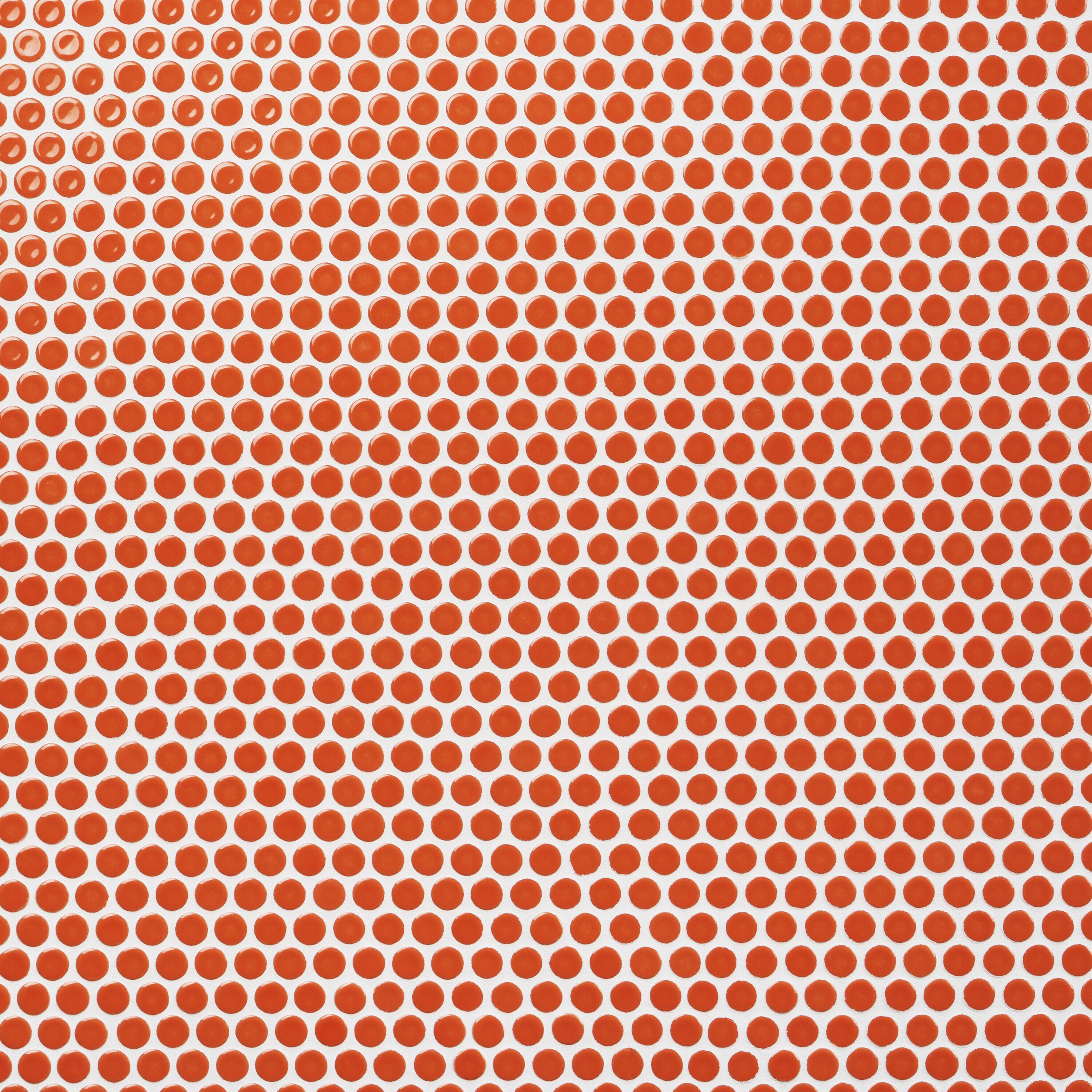 Artmore Tile EXT3RD104457 Basic Orange Nectar 12-in x 12-in Polished Ceramic Honeycomb Patterned Tile (1-sq. ft/ Piece)