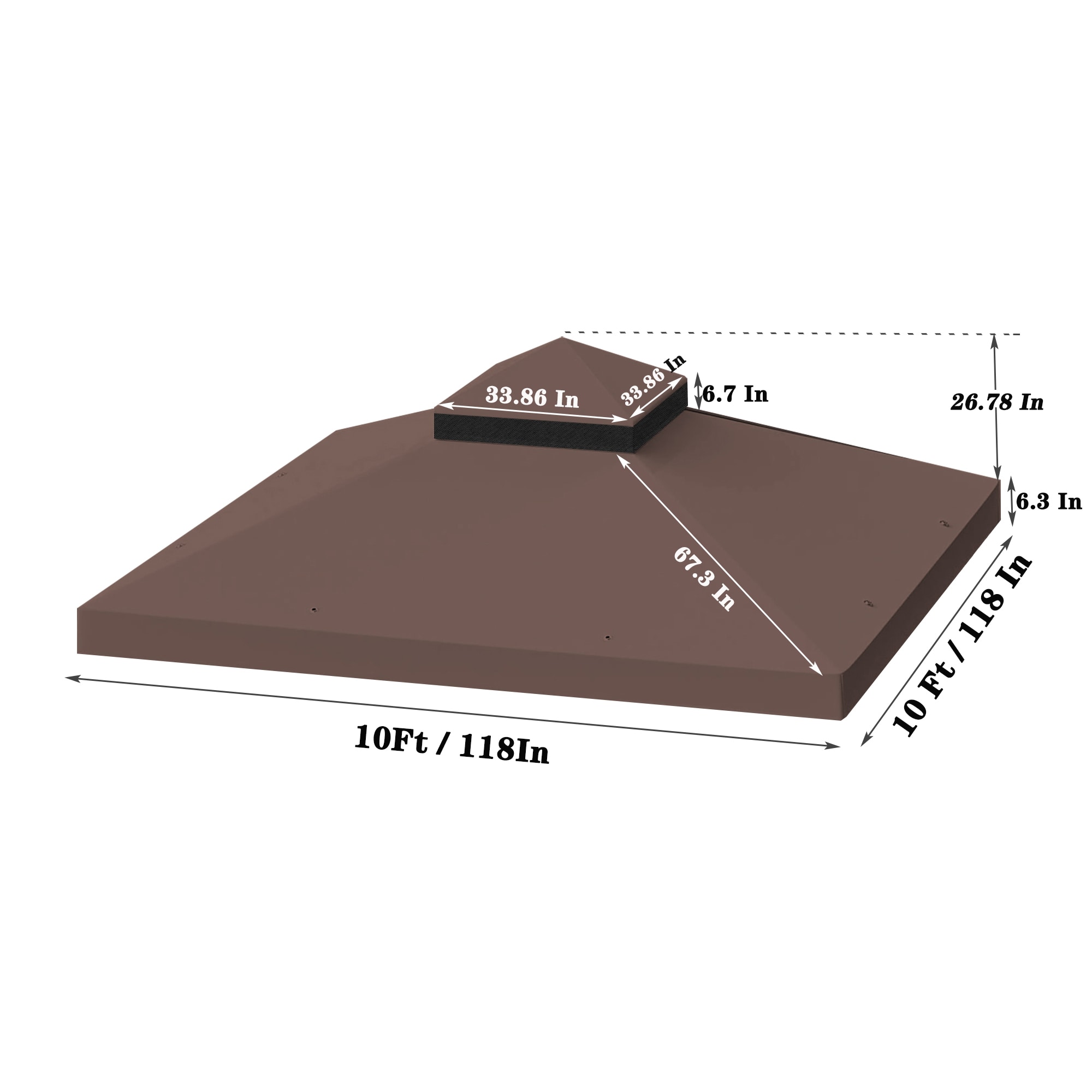 Kahomvis BU-QPW4-9705 Canopy-Parts-Acc - View #5