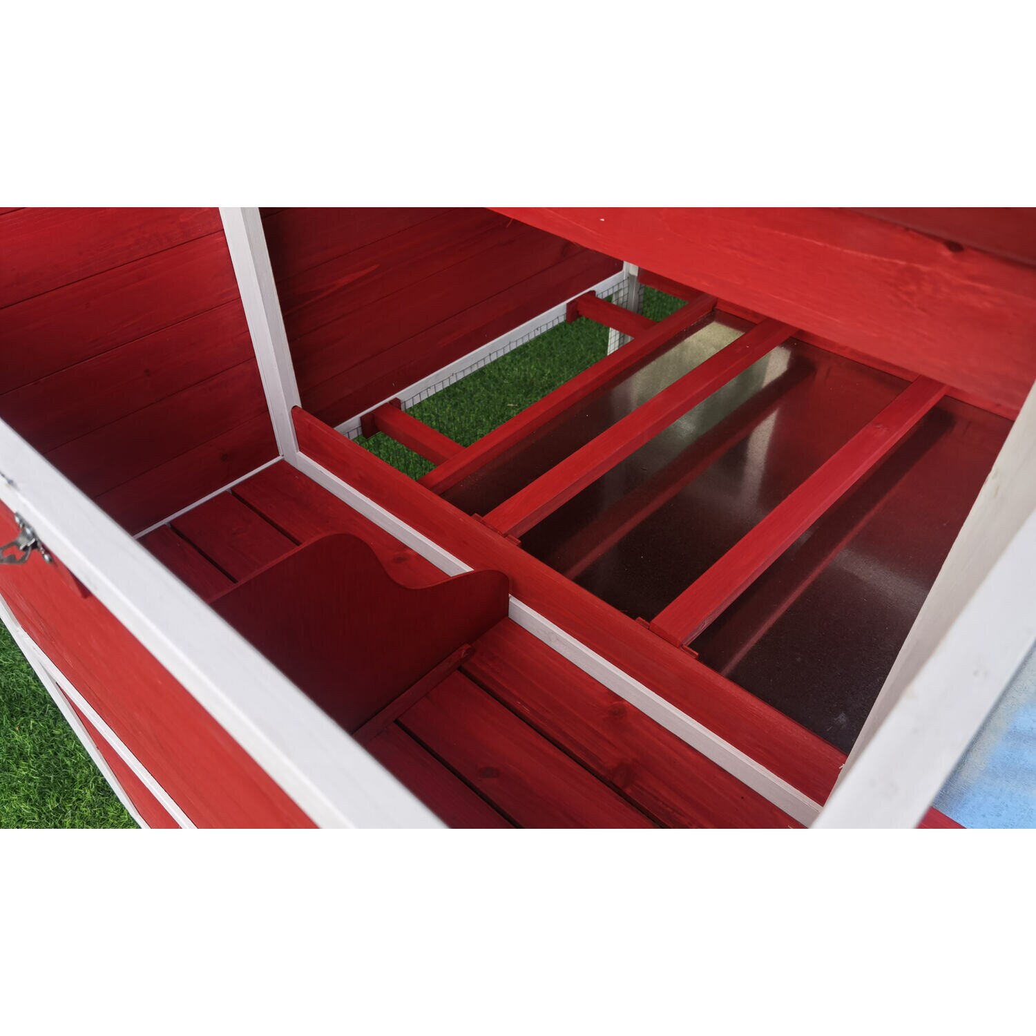 Hanover HANCC0105-RED Chicken-Coops-Rabbit-Hutches - View #7