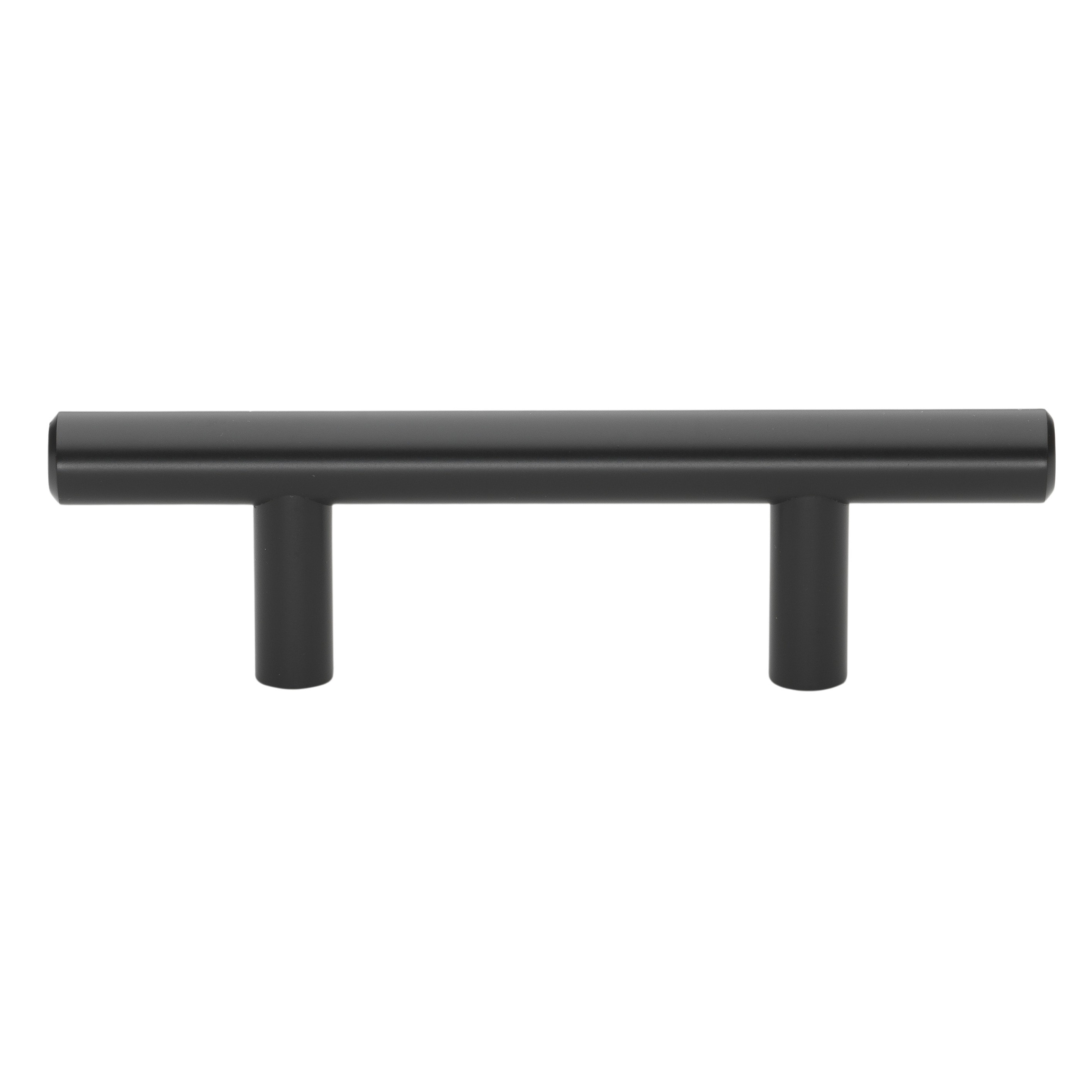 GlideRite Hardware 5007-64-MB-25 2-1/2 in. Center to Center Matte Black Cabinet Pull - 25 Pack