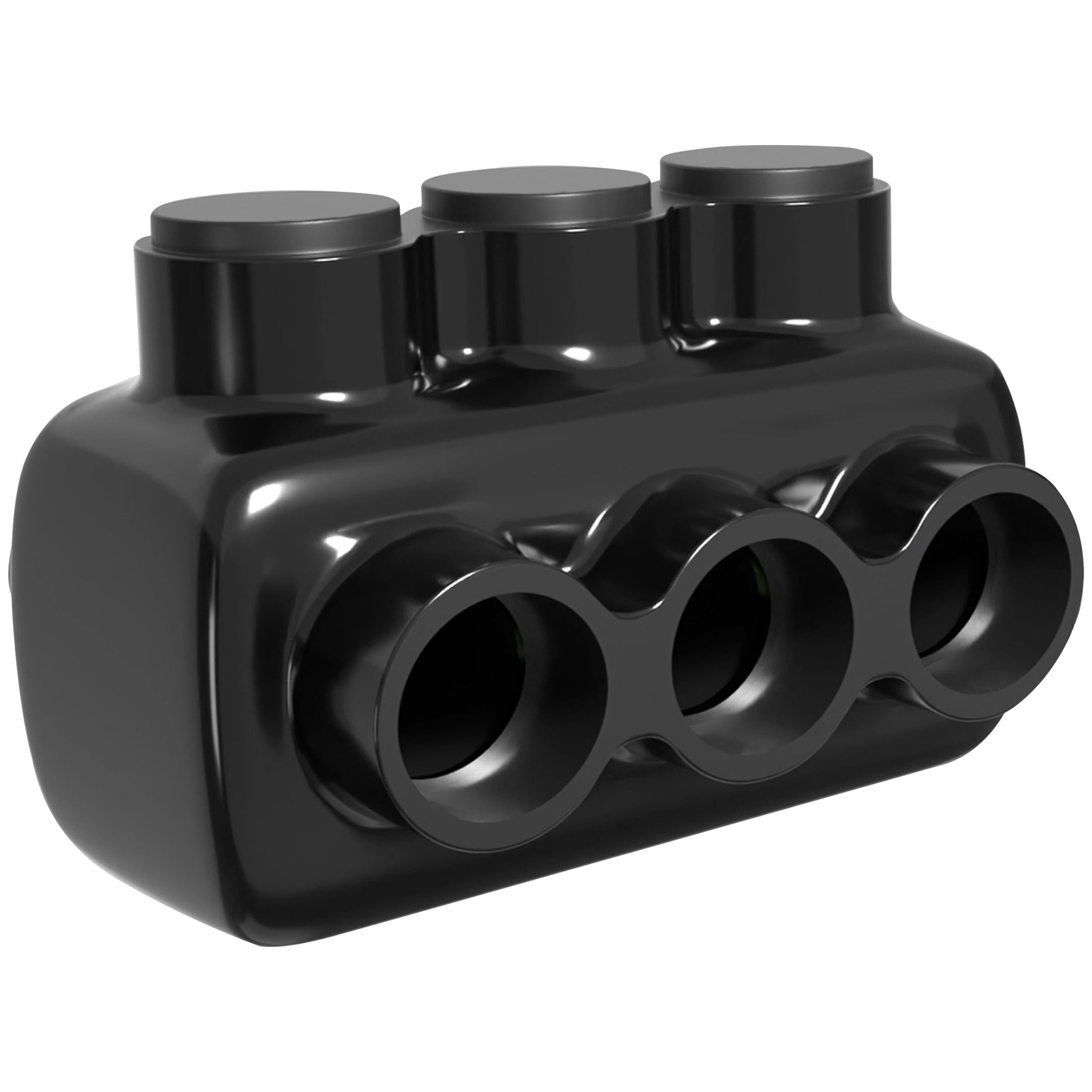 OHLECTRIC  Insulated Wire Connector 3 Port Single Side Entry 4-14 AWG 5/32 Hex Screw Pre Filled Oxide Inhibitor Heavy Duty Elevator Electrical and Maintenance Connector