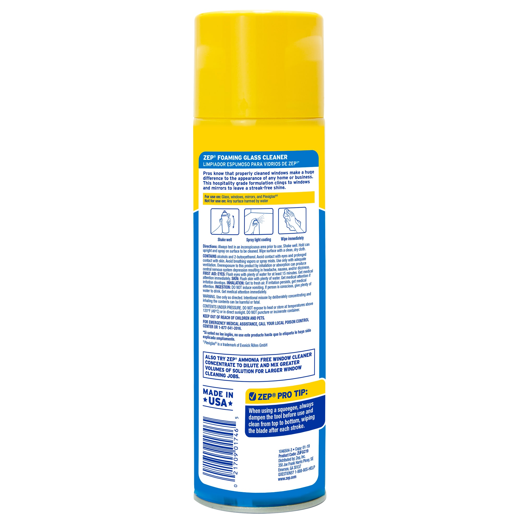 Private Label Foaming Glass Cleaner 4oz