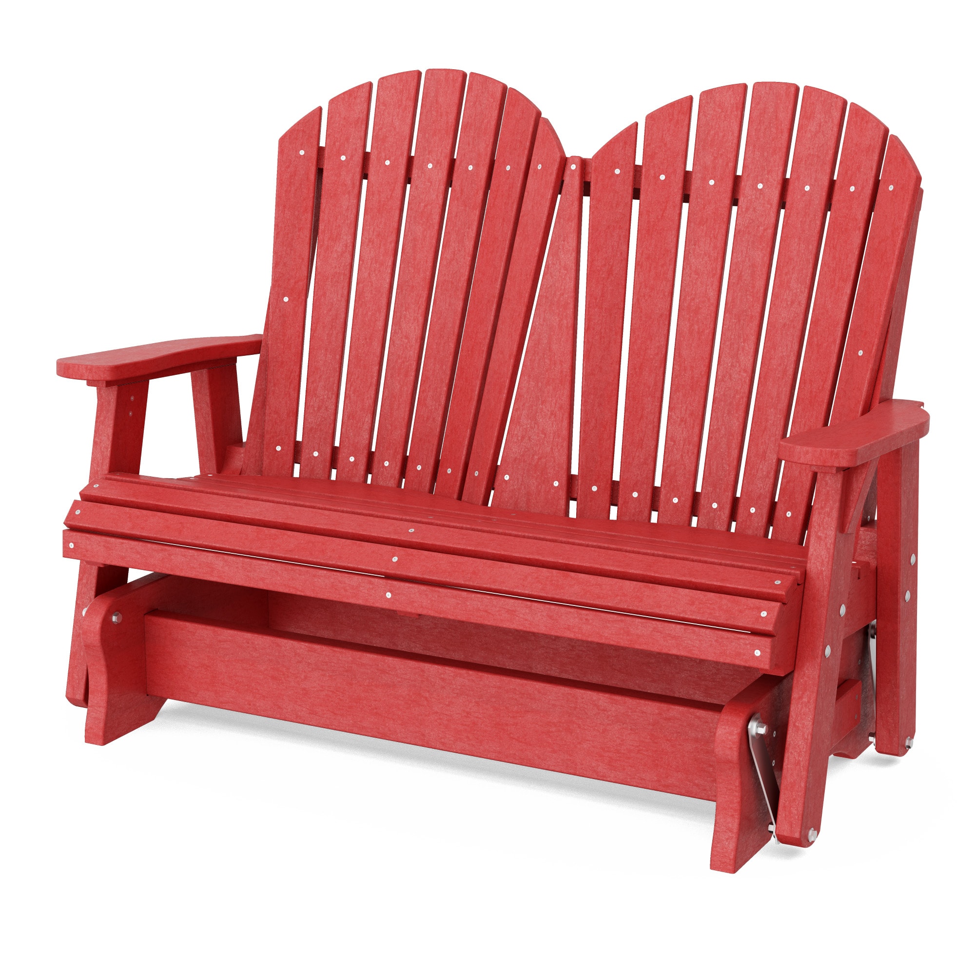 Wildridge Heritage 2 -person Cardinal Red HDPE Outdoor Glider