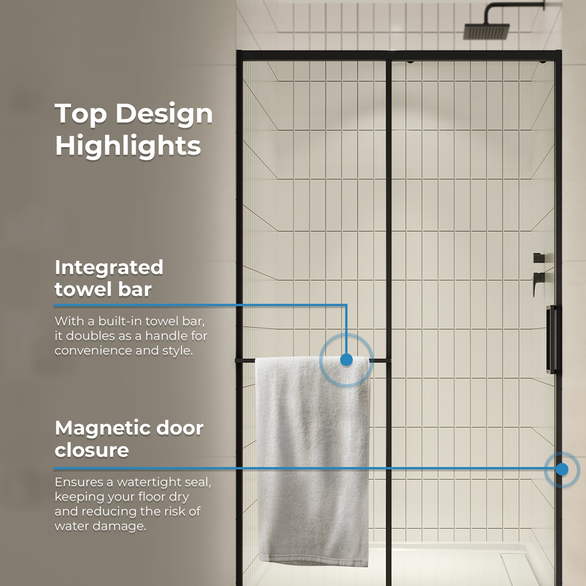 OVE Decors 15SGP-ZORA48-BLK Shower-Doors - View #4