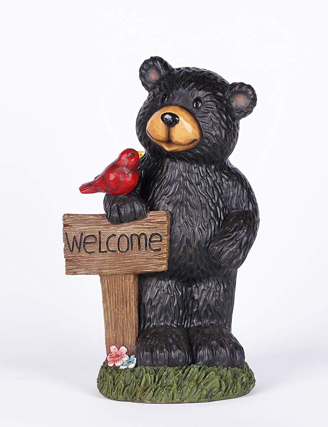 Hi-Line Gift 75619-H 18.5-Inches H x 10.5-Inches W Black Garden Statue