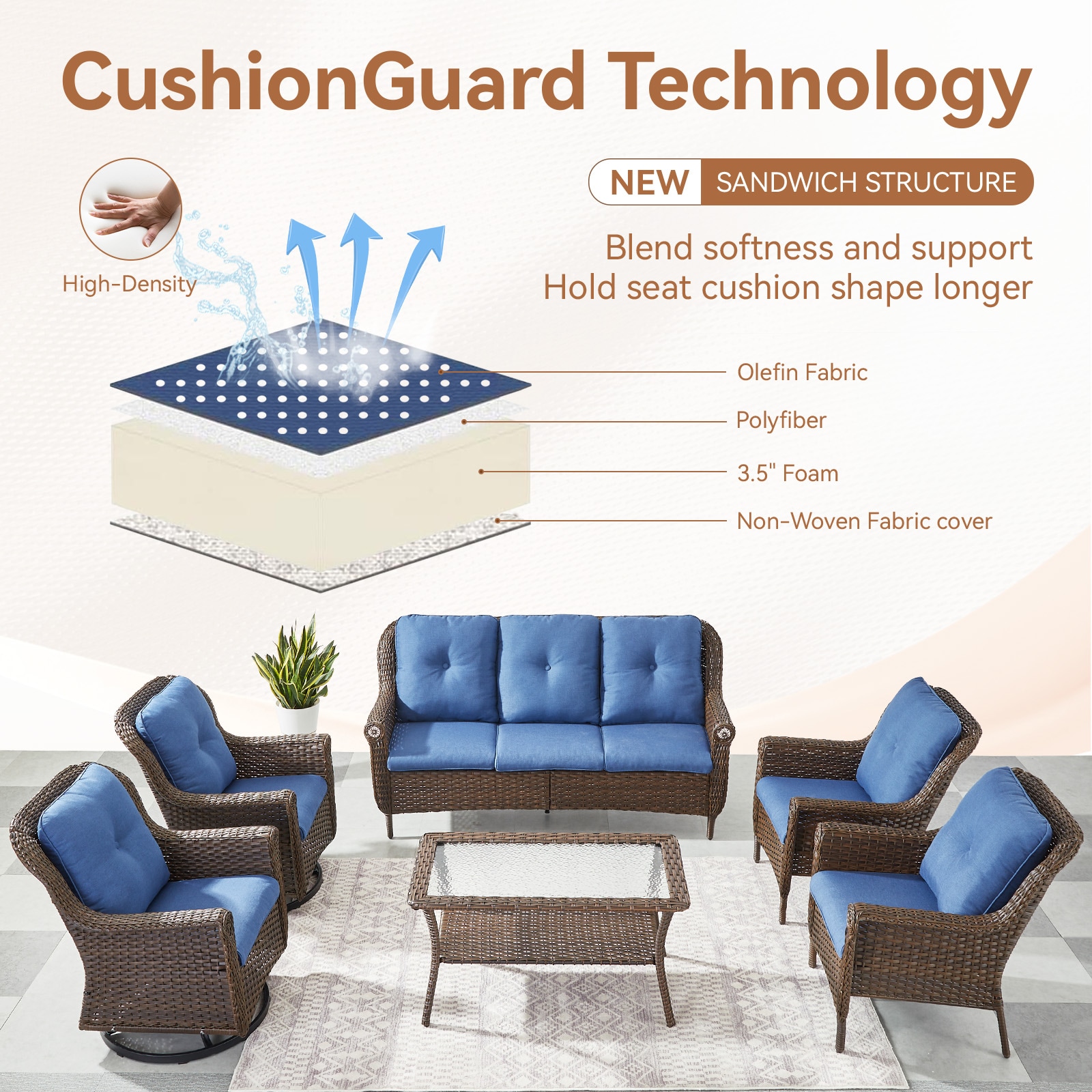 Jeehope PASPBR20-1 Patio-Chairs - View #4