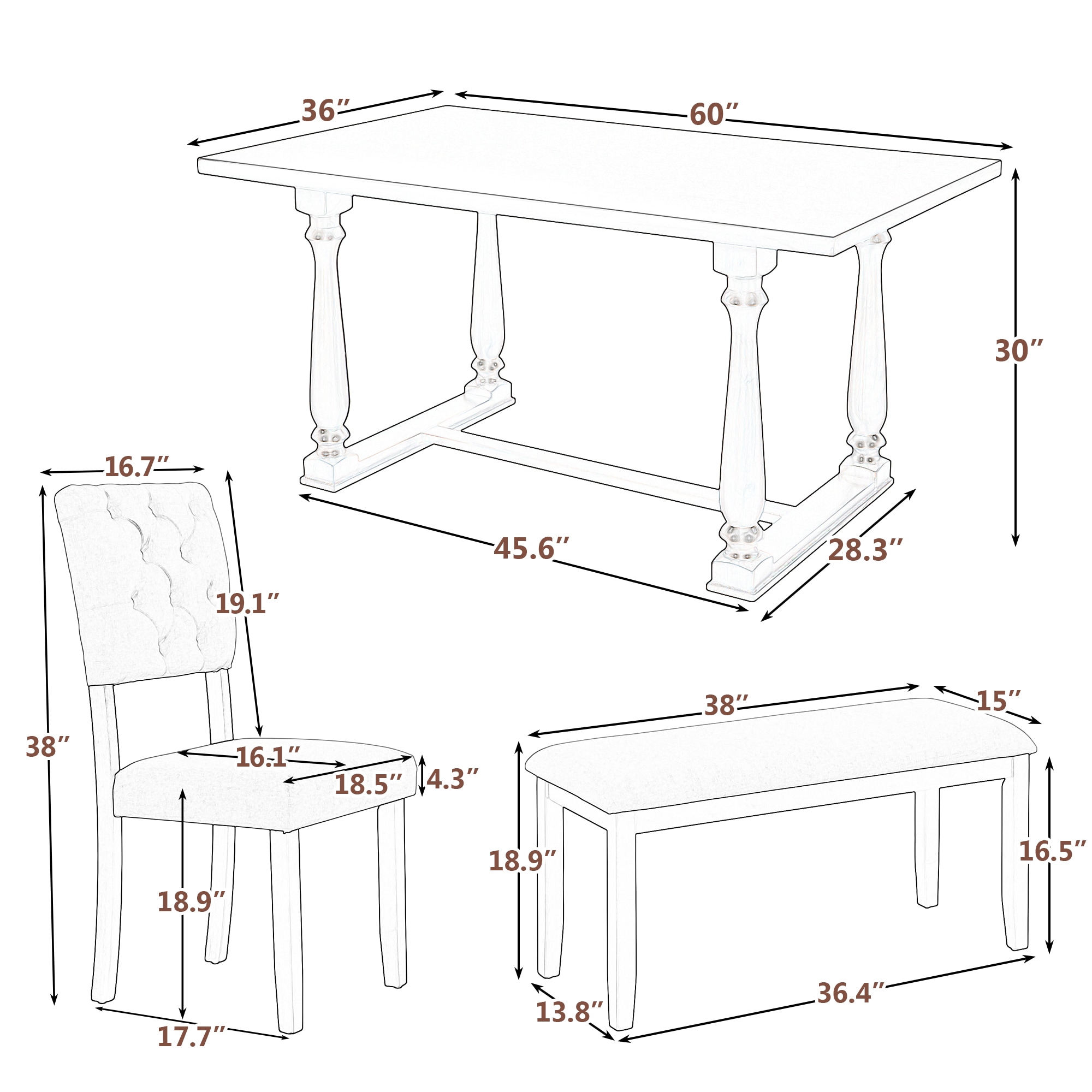 JANSNO DKSELL025 Dining-Sets - View #2