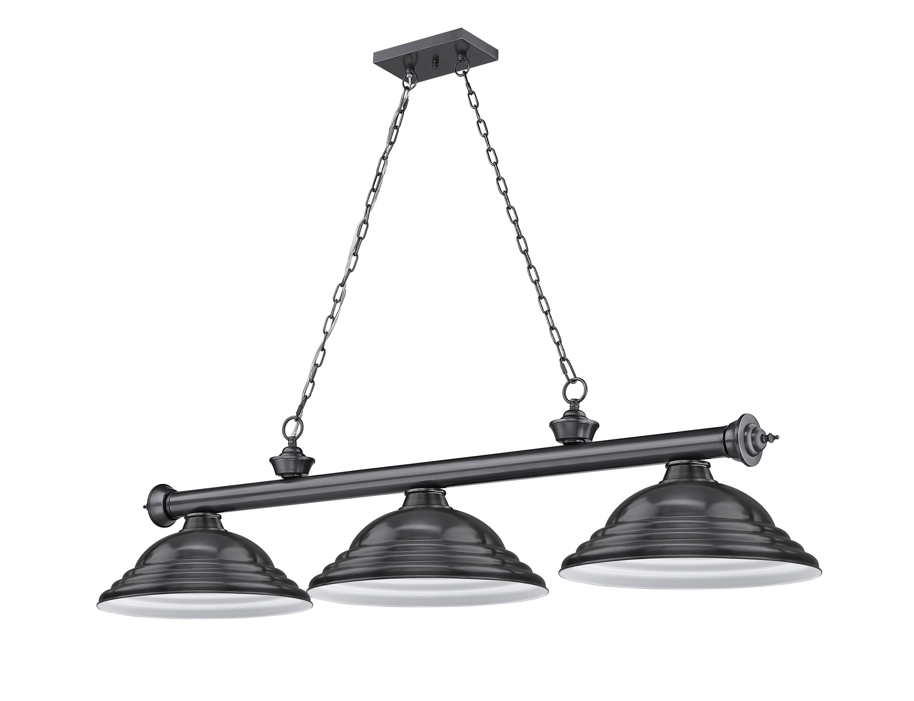 Z-Lite 2306-3BP-SBP Pool-Table-Lighting - View #5