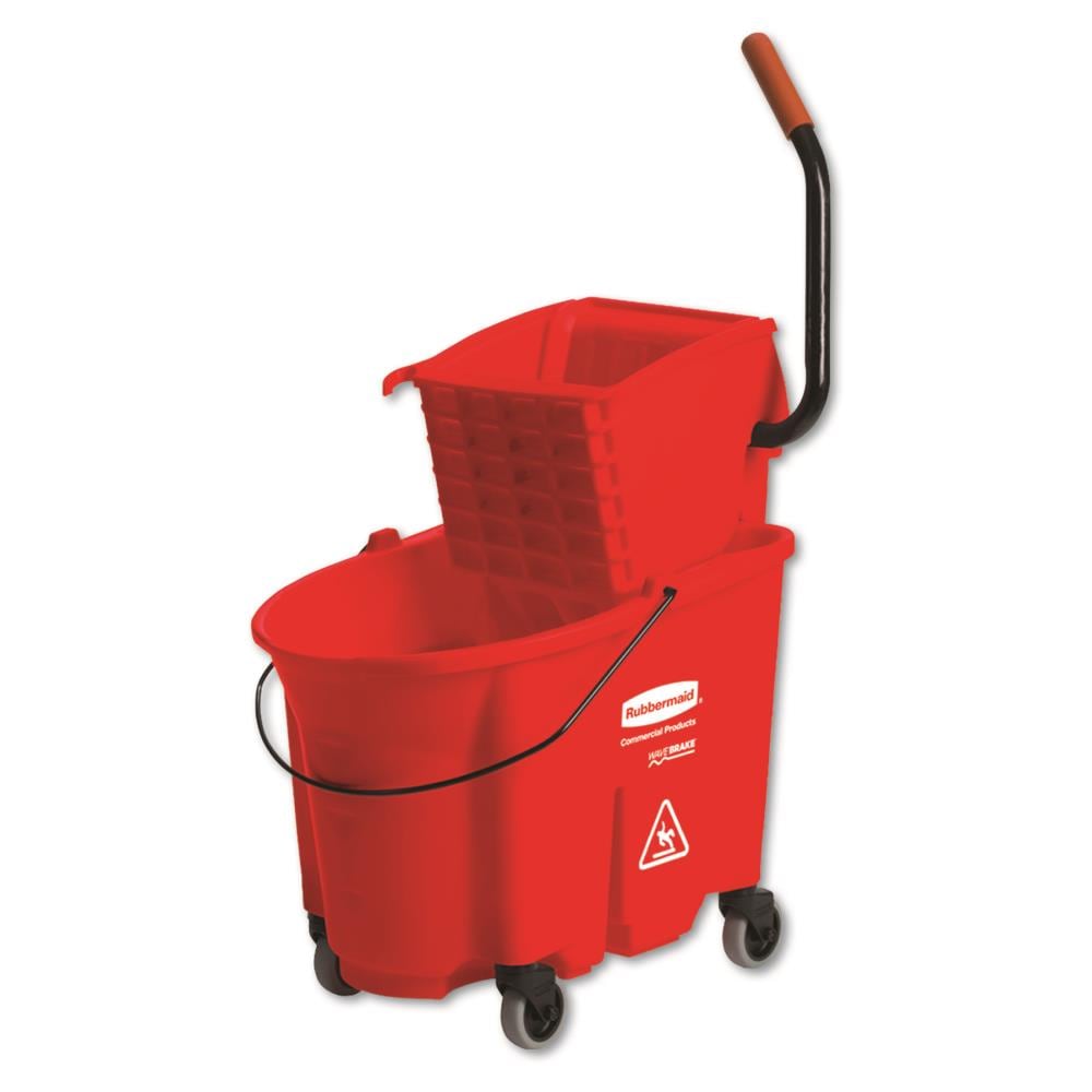 Rubbermaid Commercial 31 qt. All-in-One Tandem Mopping Bucket