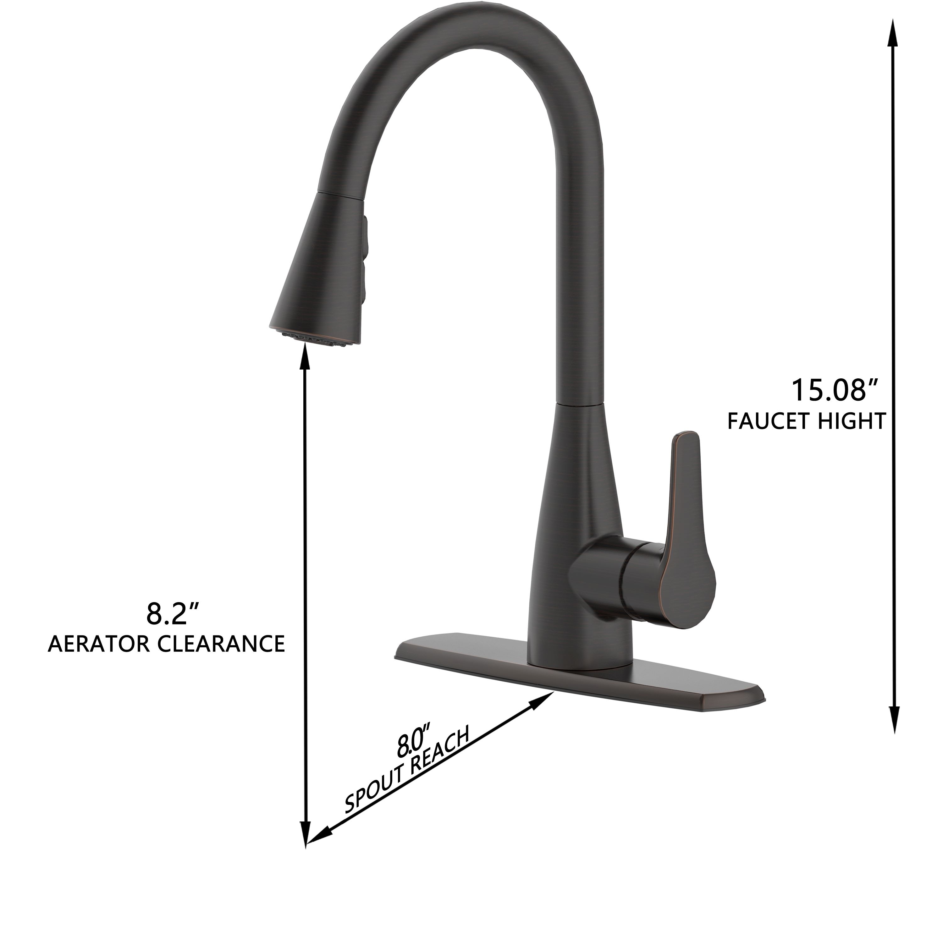 Project Source 67726W-102707 Kitchen-Faucets - View #3