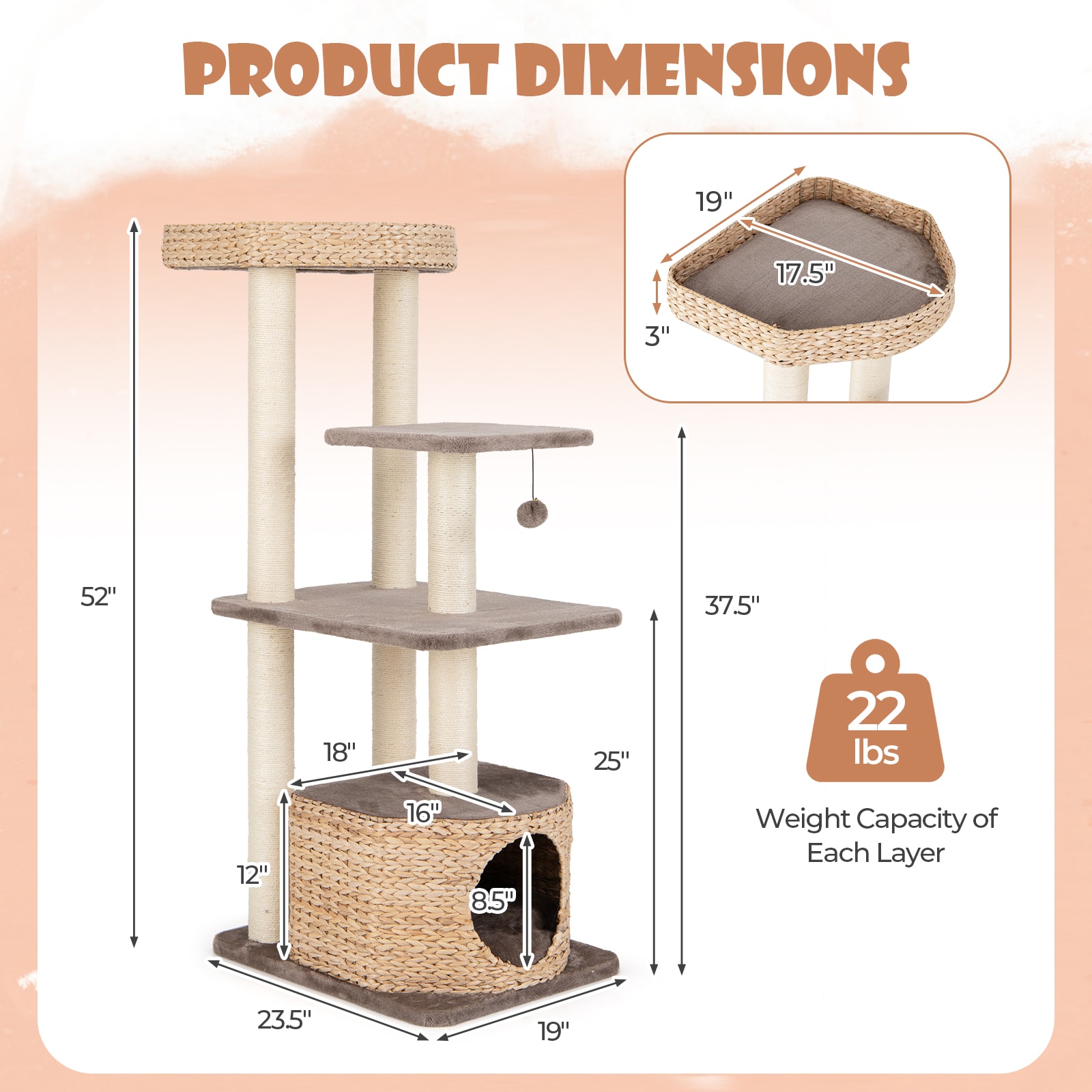 Slickblue D-CO-FC28101VP Cat-Trees - View #5