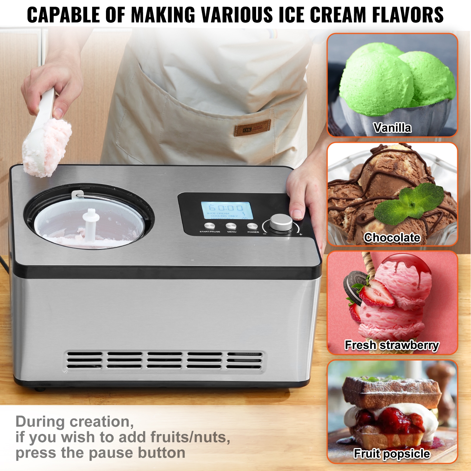 VEVOR JYBQLJ2KTYSJ0T1GSV1 Frozen-Confection-Appliances - View #8