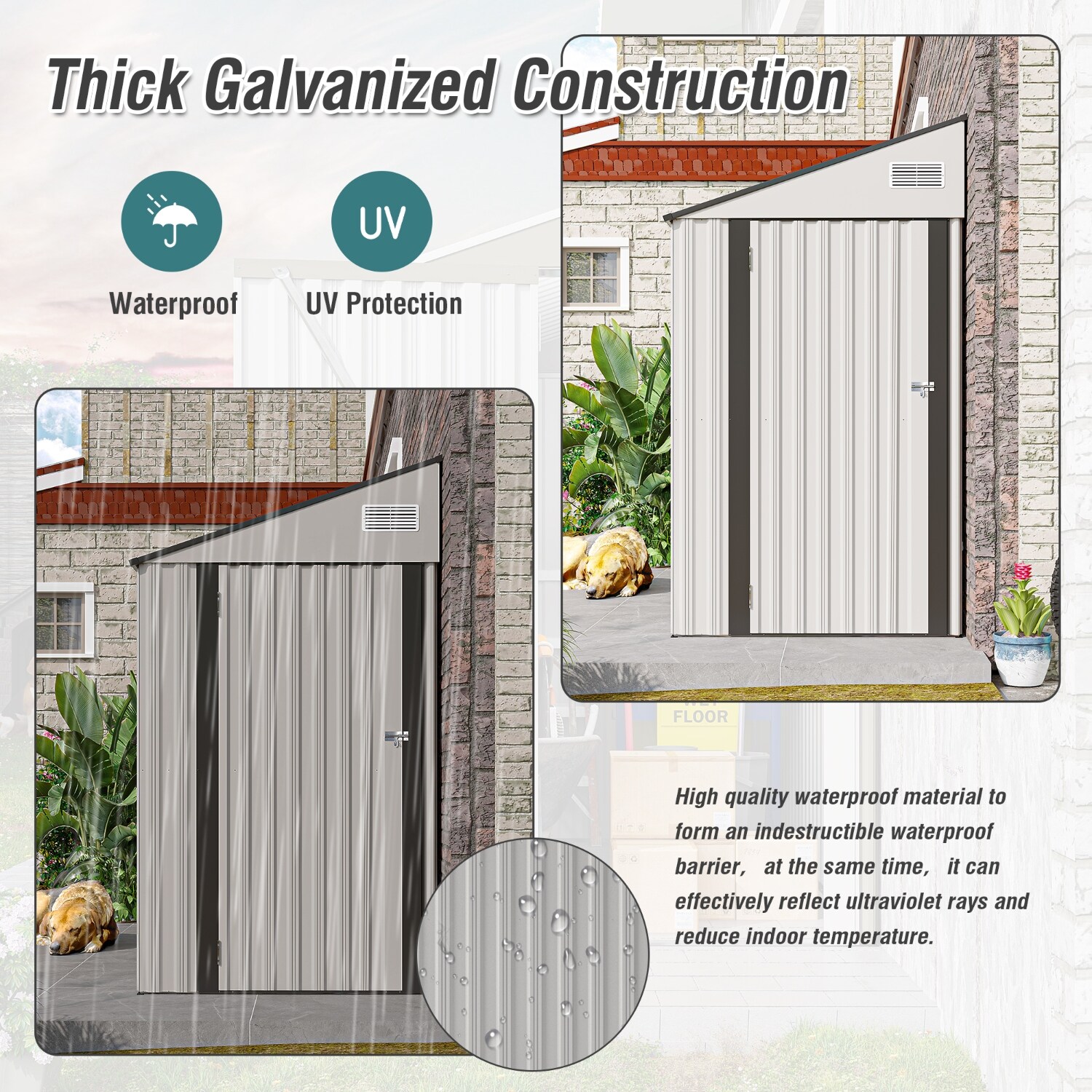 Wooakway FXLS0605-605A37 Metal-Storage-Buildings-Sheds - View #7