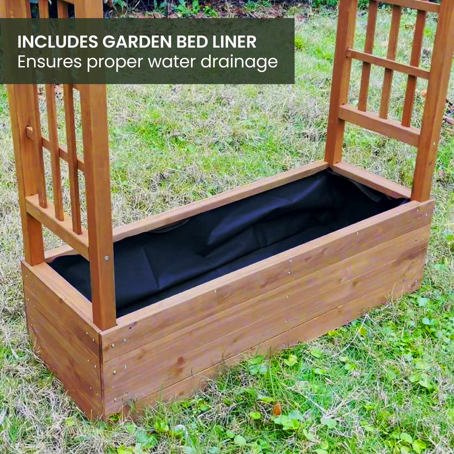 Hanover HANPL0102-BRN Raised-Garden-Beds - View #4