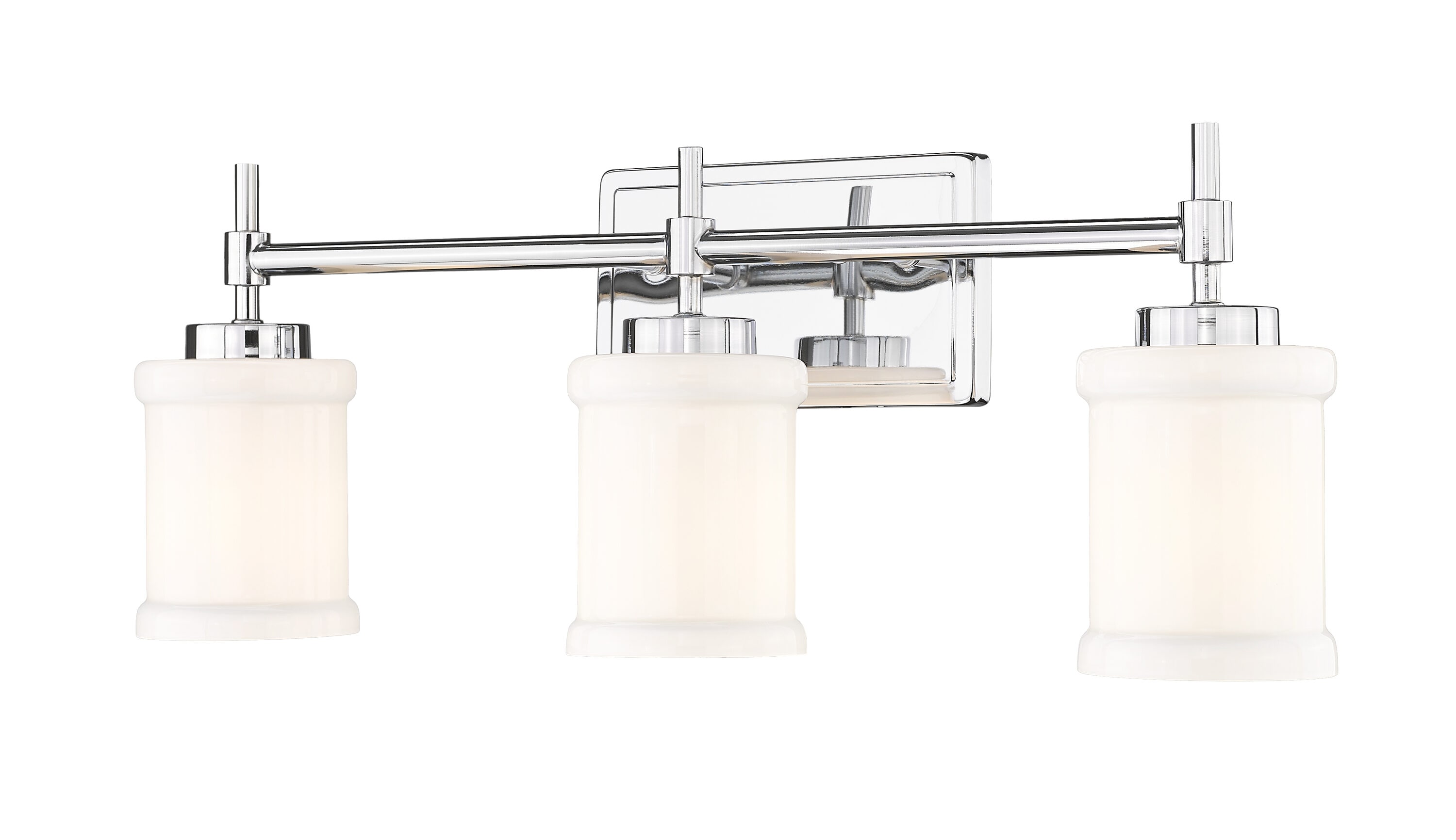 Z-Lite 622-3V-CH Cadoc 23.5-in 3 -Light Polished Chrome Transitional Vanity light