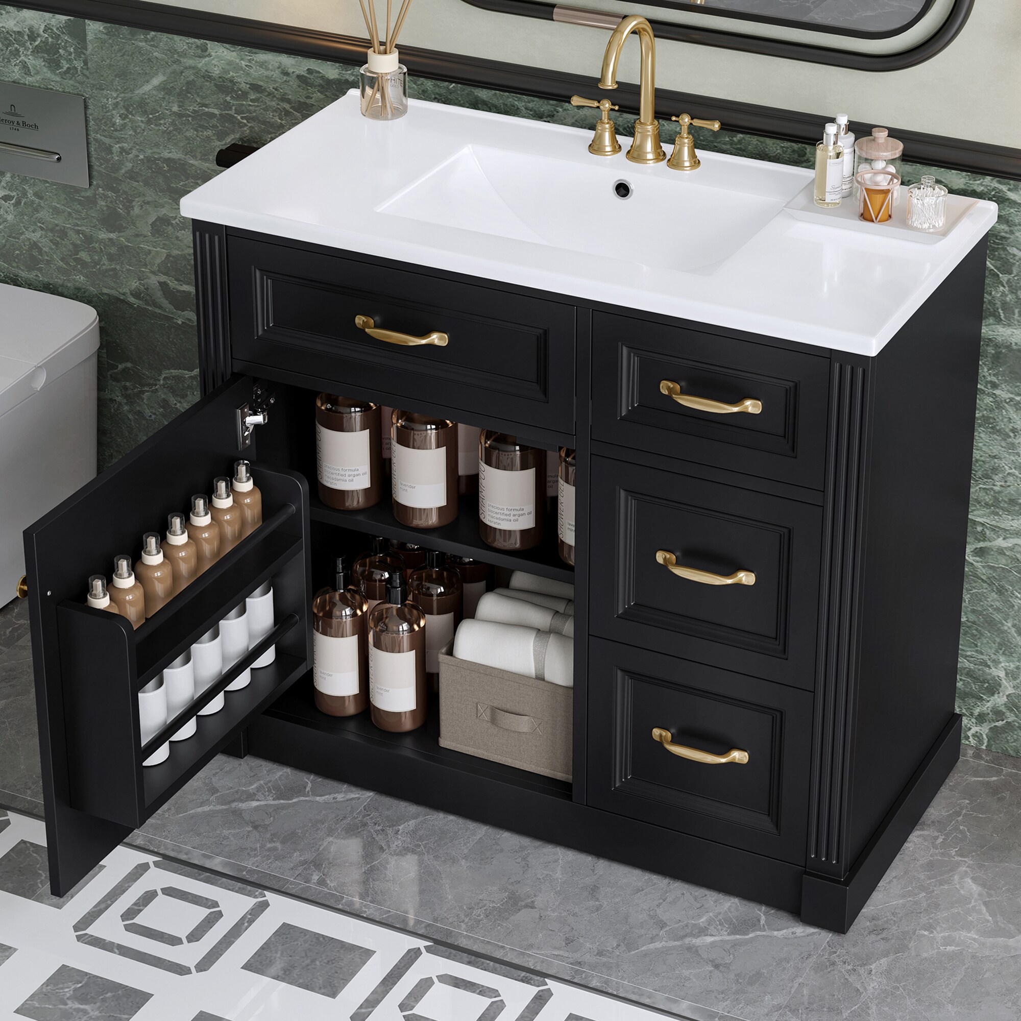 ModernLuxe L3P-N725P336549B Bath-Vanity-Combo - View #2