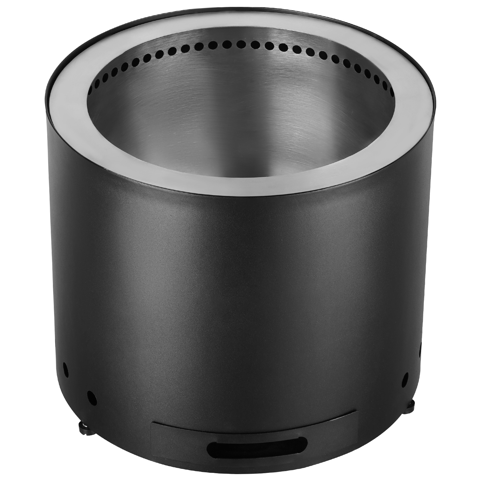 GIVIMO Smokeless Fire Pit Stove 15-in Diameter x 12.6-in Height Stainless Steel Inner with Removable Ash Pan Portable Wood Burning Bonfire for Patio Camping