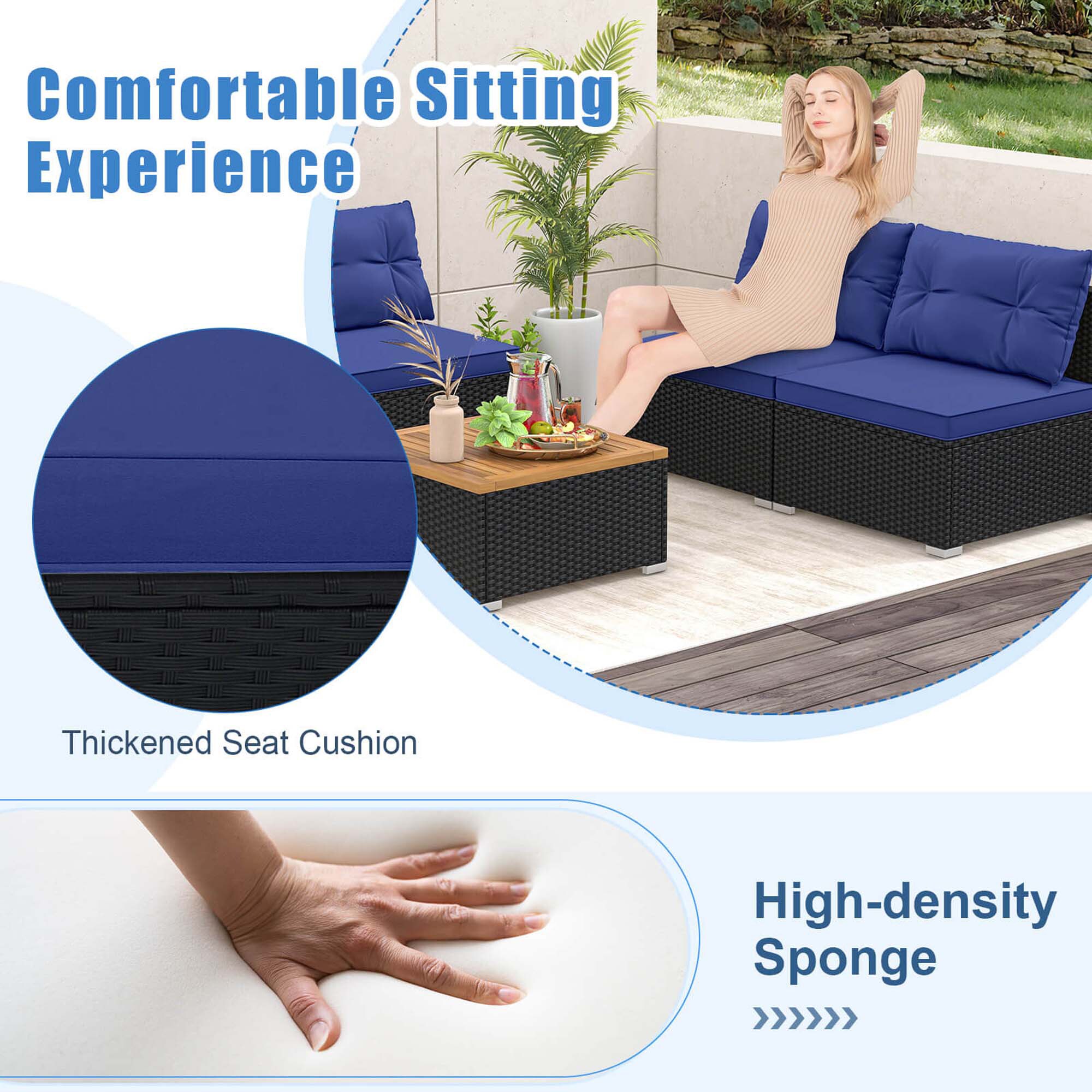 Costway HCST04942 Patio-Conversation-Sets - View #5