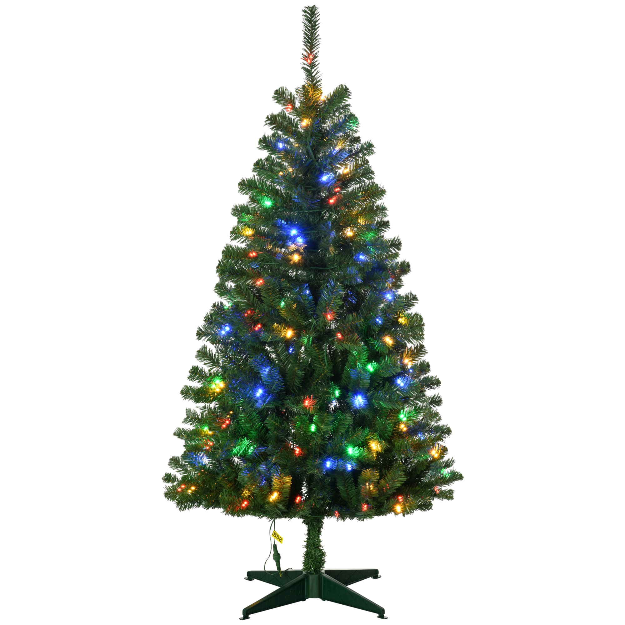 LOVMOR SF-M-W2225P249675 5ft Tall Prelit Artificial Christmas Tree Holiday Décor with 365 Branches 152 Warm White or Colorful LED Lights Auto Open