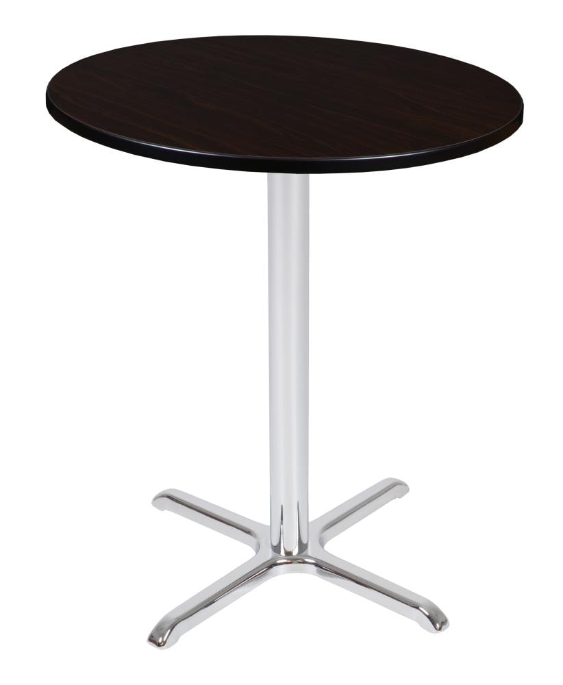 Regency TVCX36RNDMWCM Breakroom Brown 4-Person Training Table (36-in W x 42-in H)
