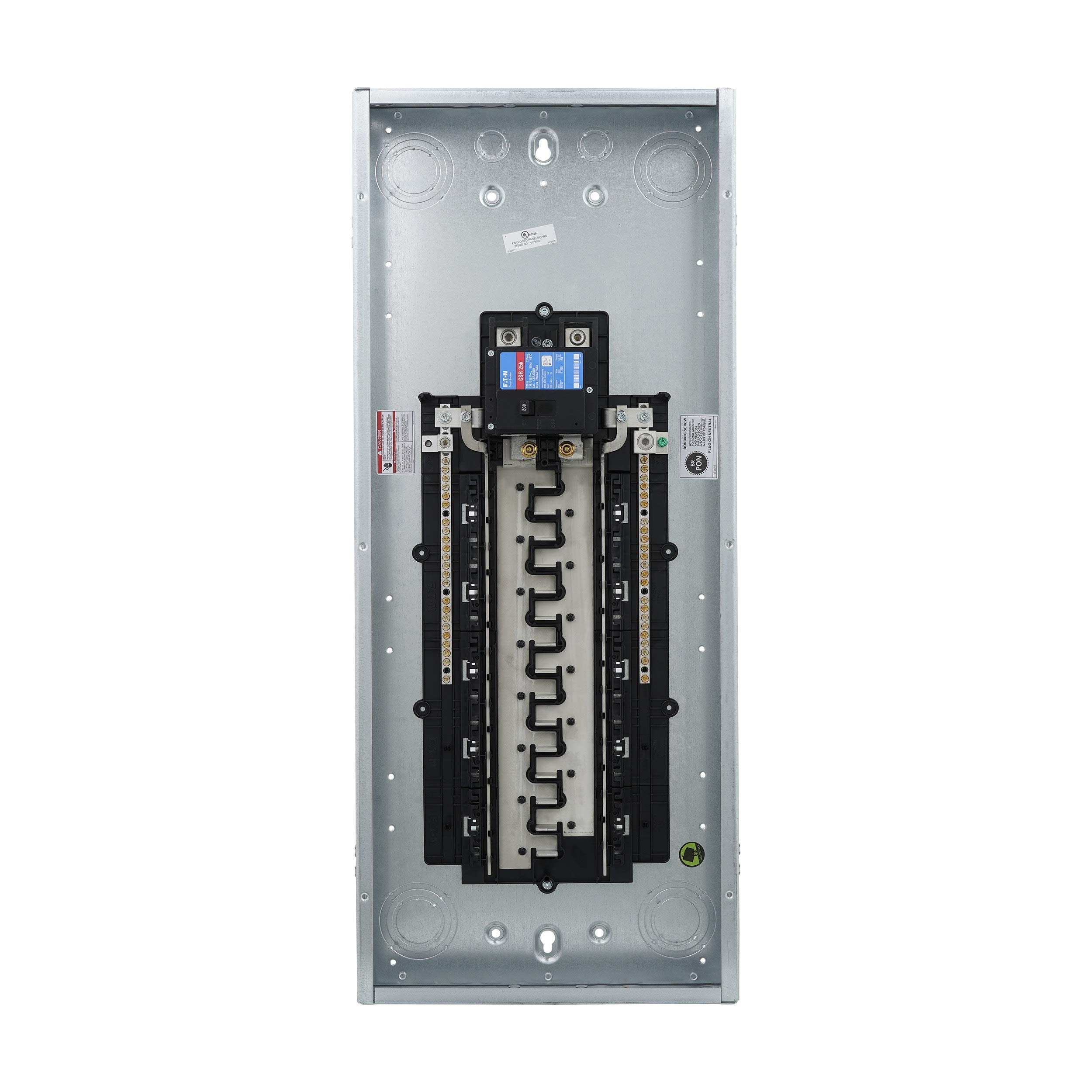 Eaton - 200 Amp 120/240V Combination Mount Main Breaker Load Center with 30 Spaces and 40 Circuits